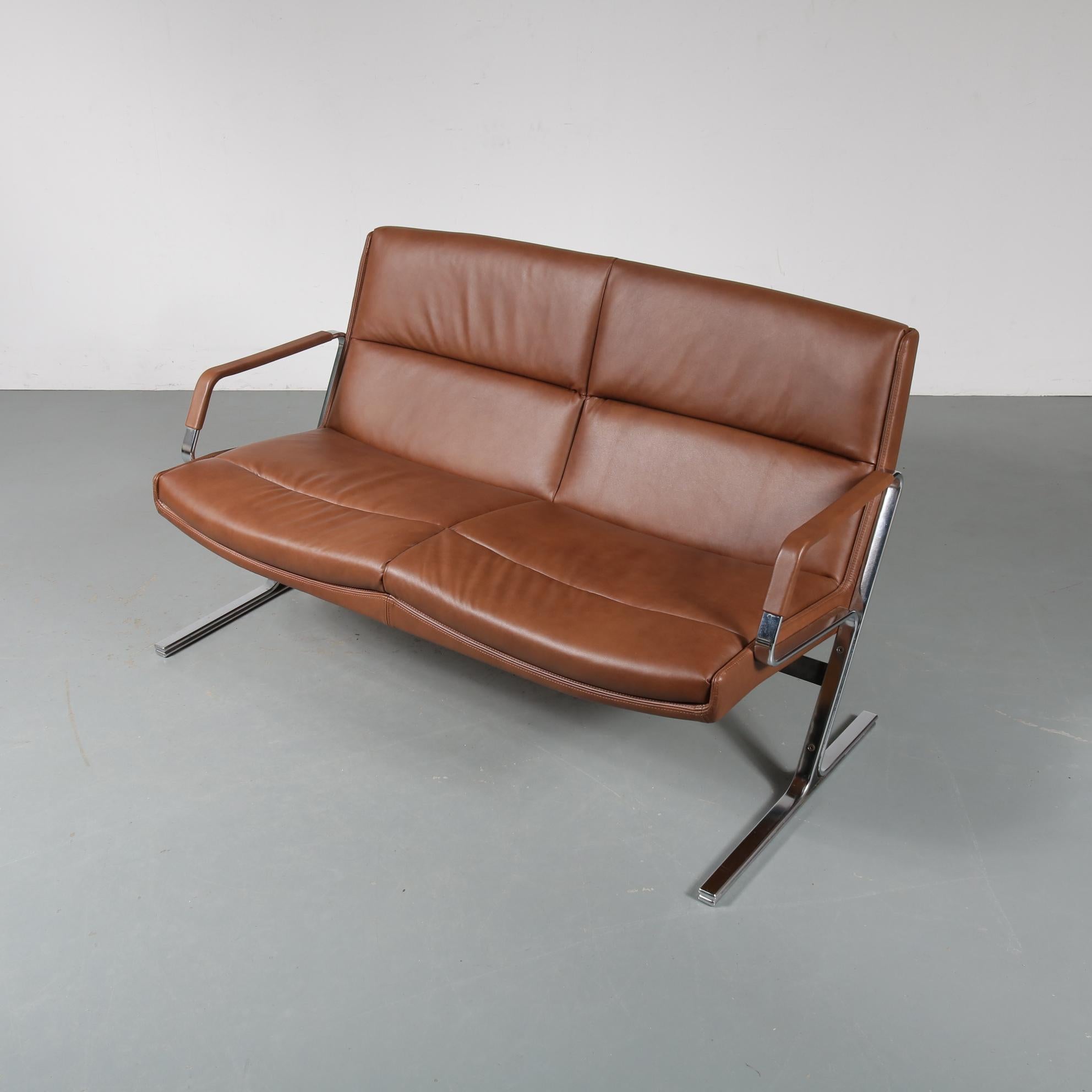 Mid-Century Modern Preben Fabricius 2-Seat Sofa for Walter Knoll, Germany, 1970