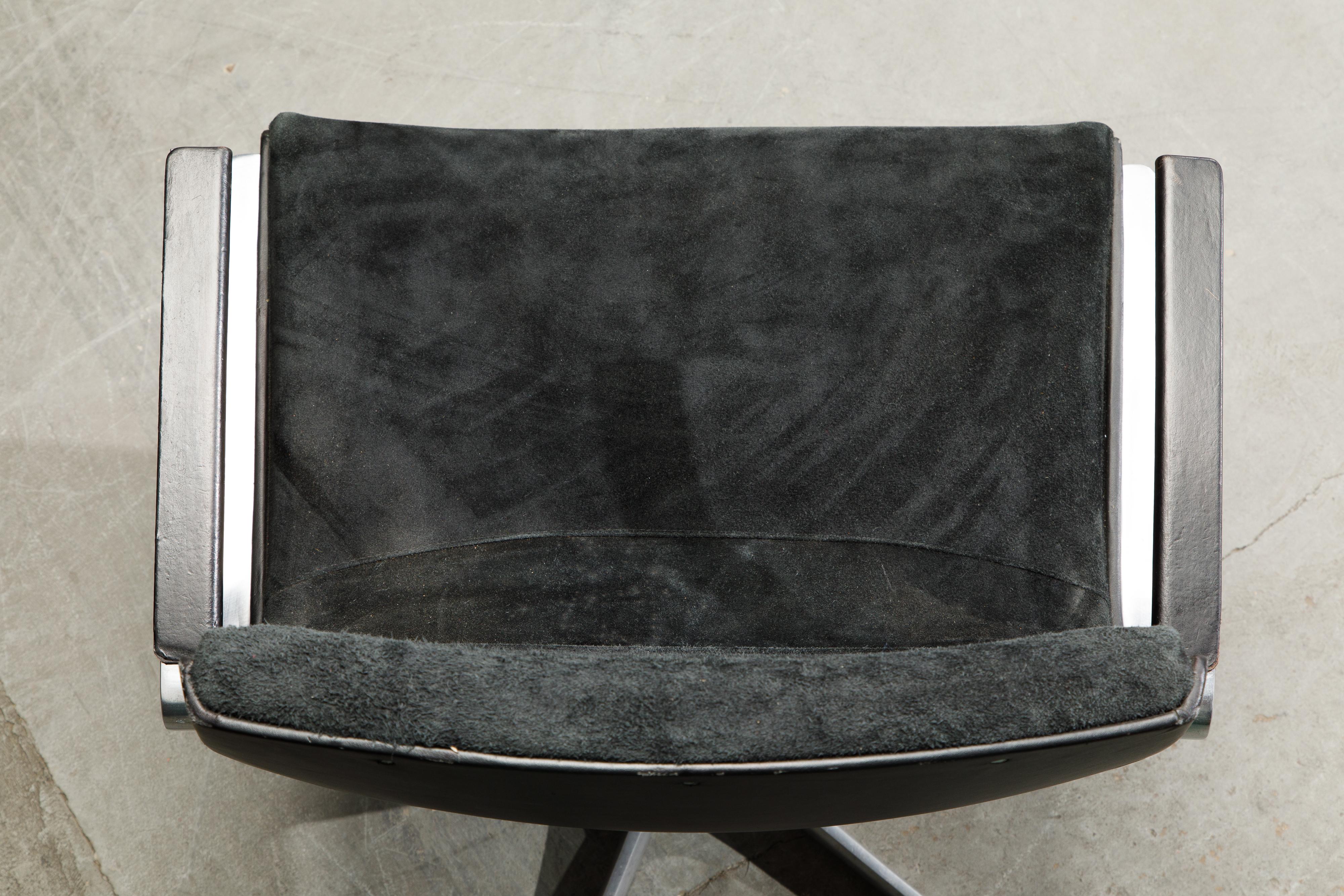 Preben Fabricius and Jorgen Kashtolm Swivel Chairs for Walter Knoll 1970s Signed For Sale 6
