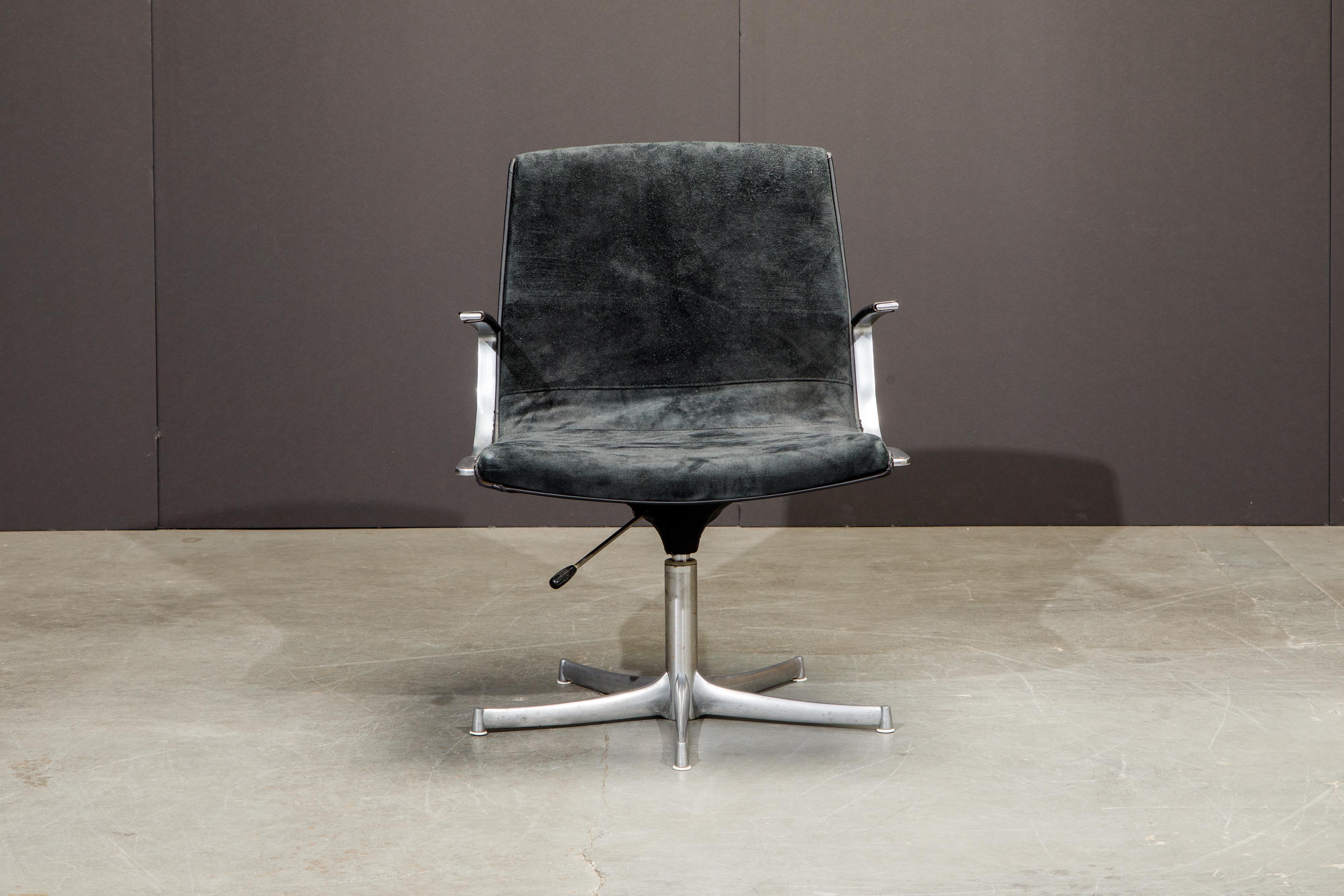 Preben Fabricius and Jorgen Kashtolm Swivel Chairs for Walter Knoll 1970s Signed For Sale 1