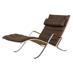 Preben Fabricius y Jorgen Kastholm Chaise Lounge Grasshopper
