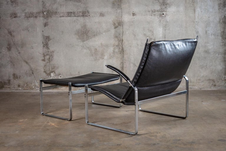 Danish Preben Fabricius and Jorgen Kastholm Lounge Chair For Sale