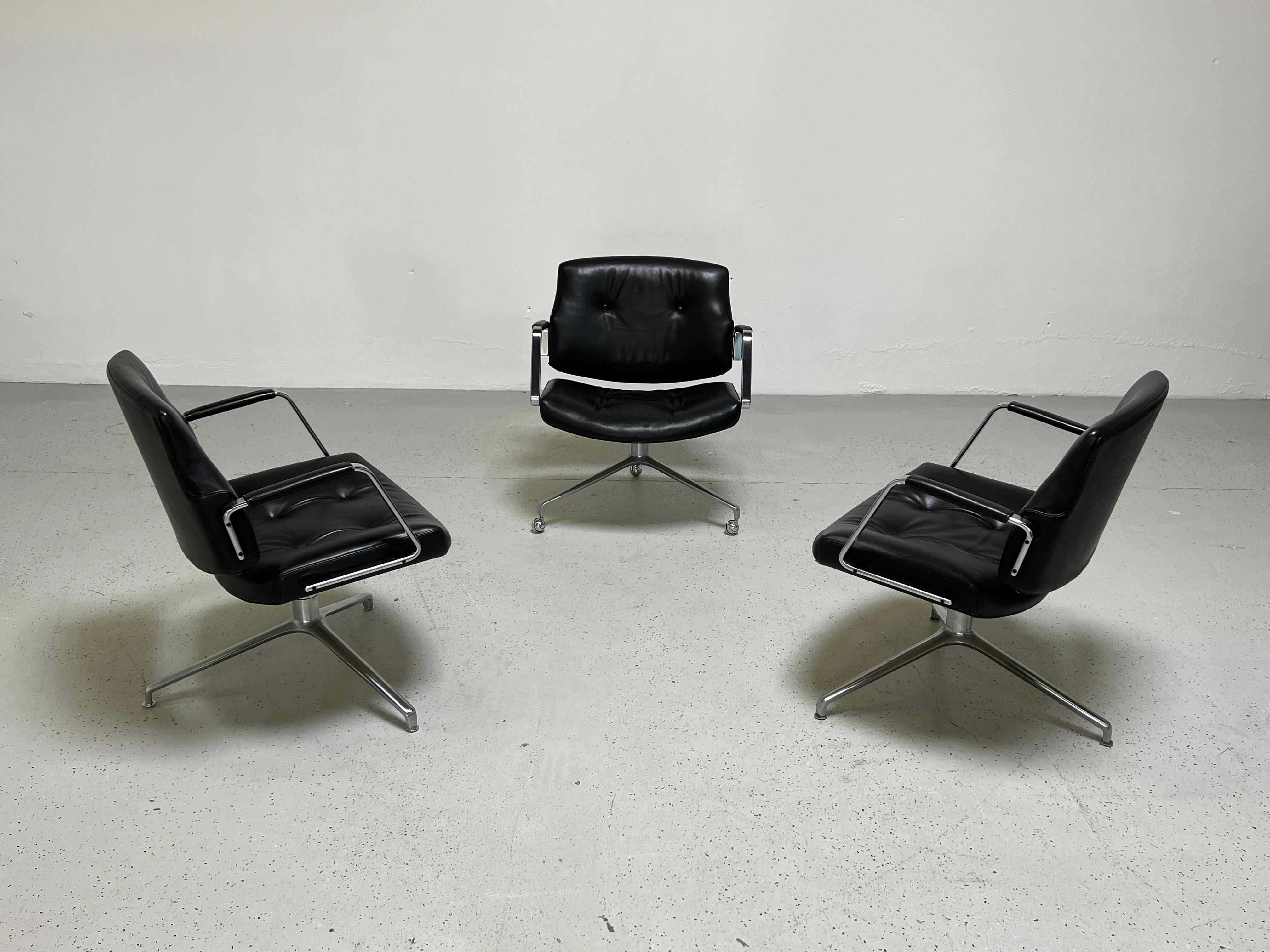 Preben Fabricius and Jørgen Kastholm Desk Chair Model FK84 9