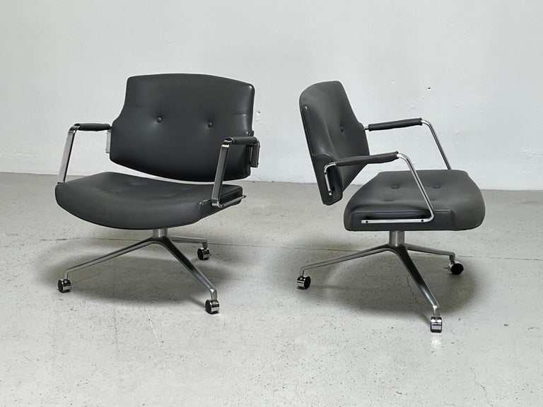 Mid-20th Century Preben Fabricius and Jørgen Kastholm Desk Chair Model FK84 For Sale