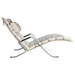 Preben Fabricius and Jørgen Kastholm Grasshopper Chaise for Alfred Kill