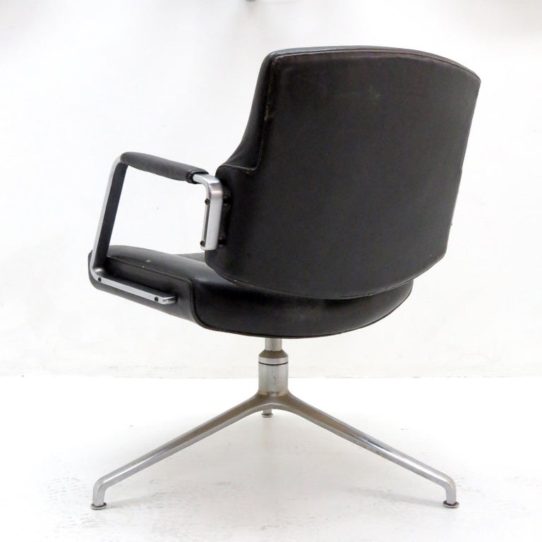 Danish Preben Fabricius and Jørgen Kastholm Office Chair Model FK84 For Sale