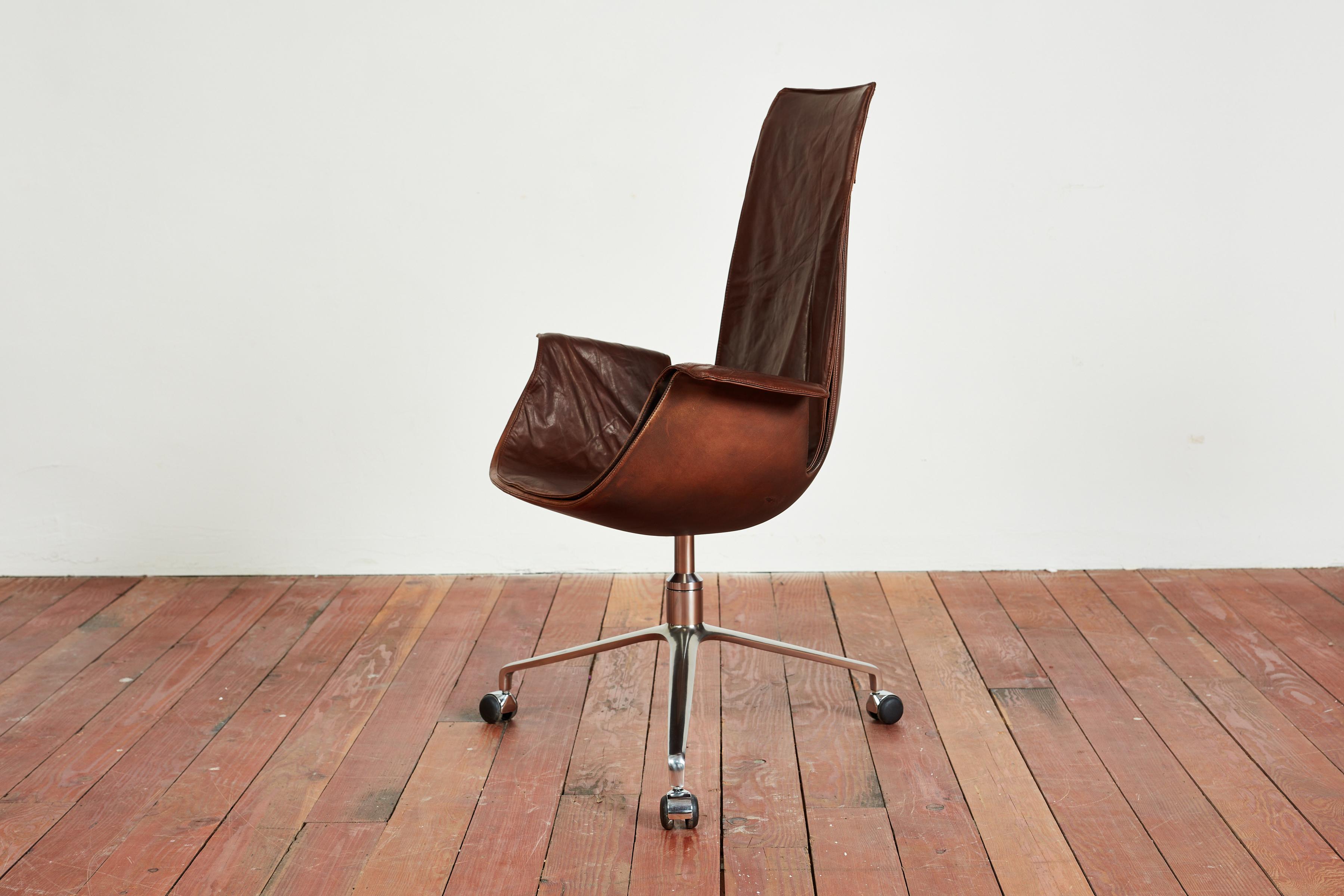 Preben Fabricius Desk Chair  In Good Condition For Sale In Beverly Hills, CA