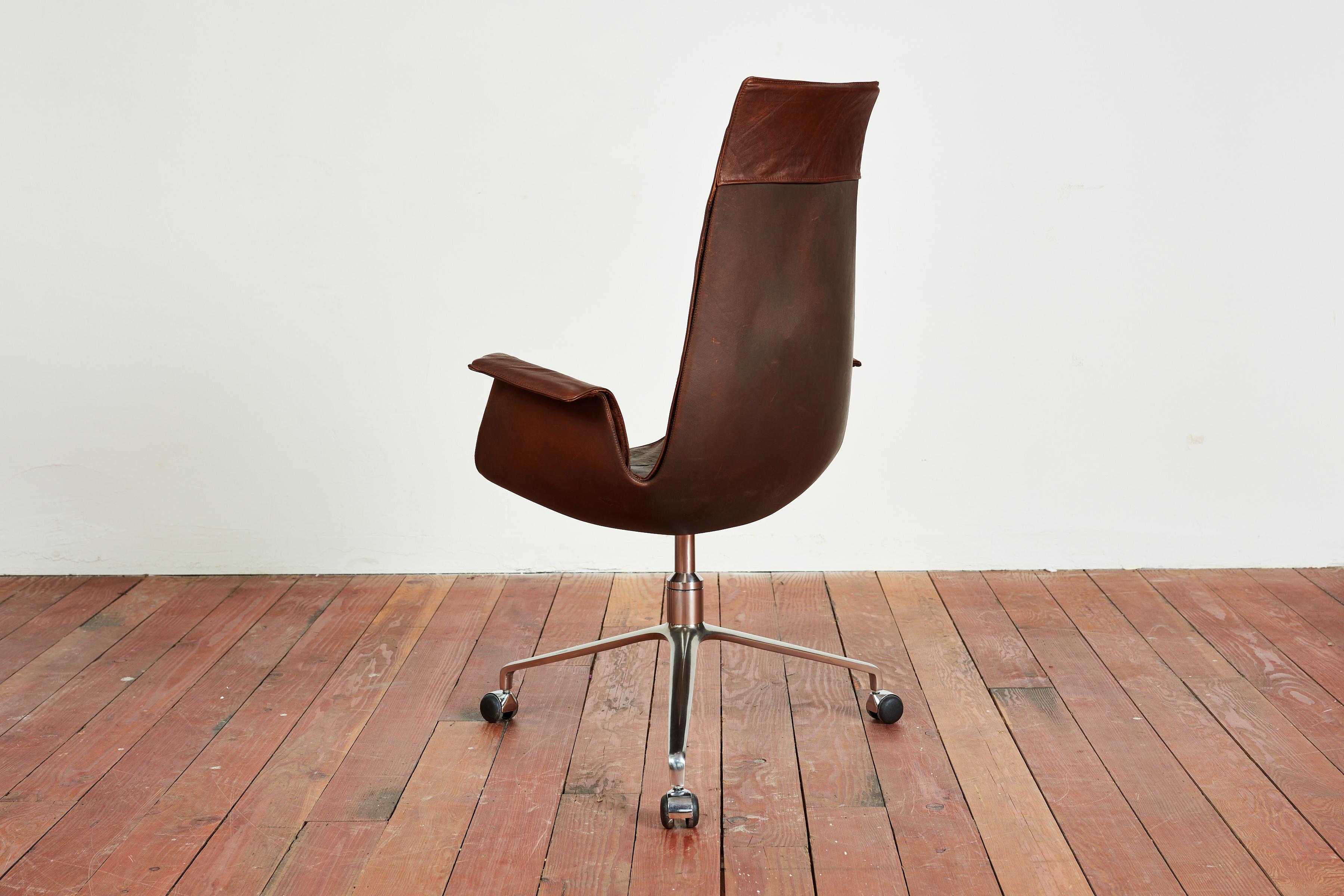 Metal Preben Fabricius Desk Chair  For Sale