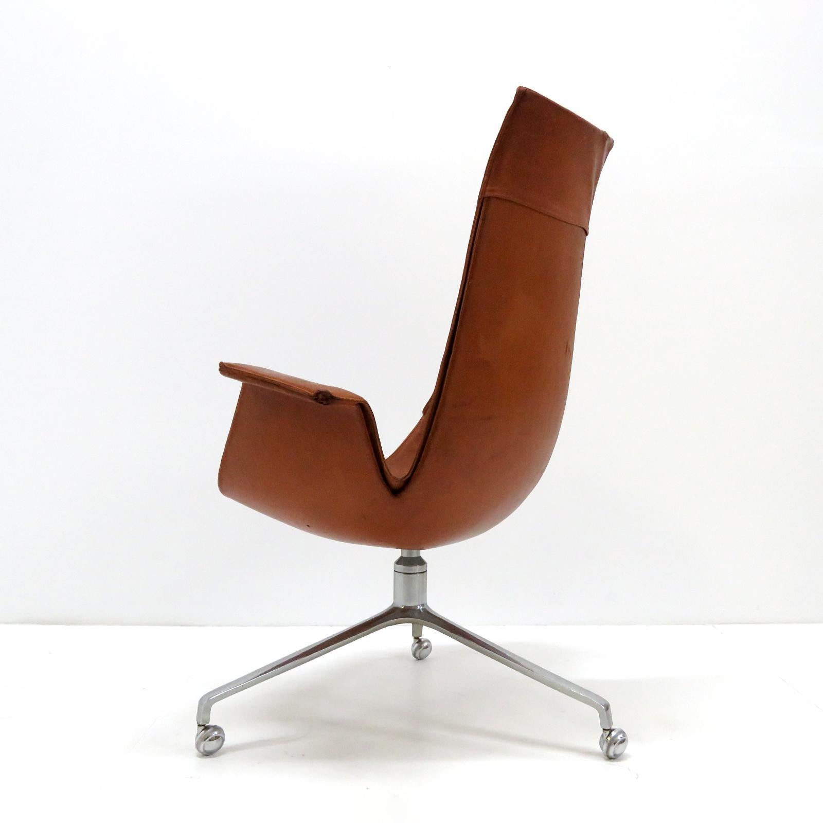 Aluminum Preben Fabricius Jorgen Kastholm Bird Chairs Kill, 1964