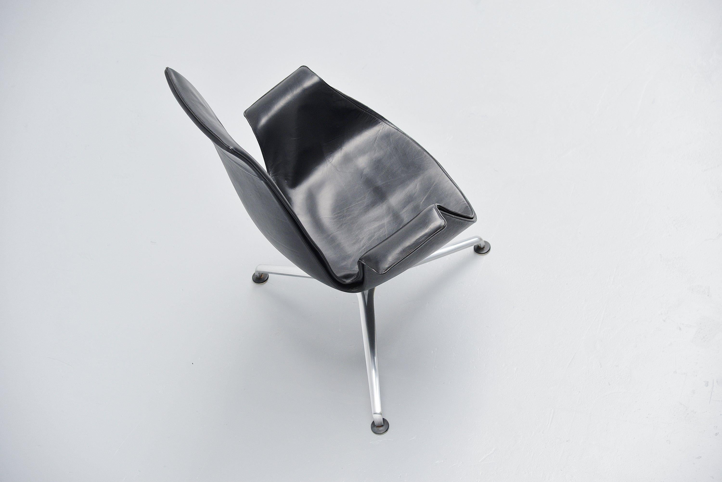 Preben Fabricius Jorgen Kastholm FK6725 Bird Chair, Germany, 1964 In Good Condition In Roosendaal, Noord Brabant