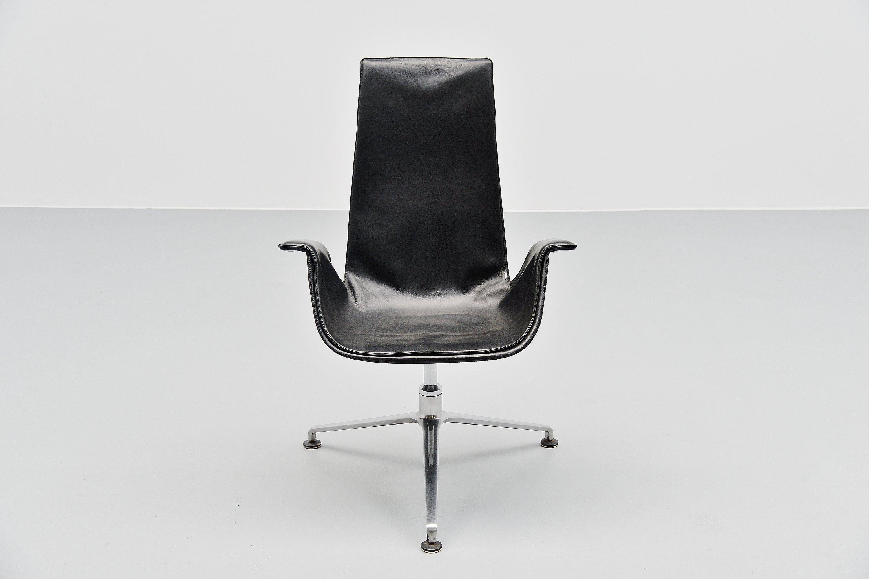 Aluminum Preben Fabricius Jorgen Kastholm FK6725 Bird Chair, Germany, 1964