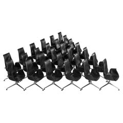 Preben Fabricius Jorgen Kastholm FK6725 chairs set Kill 1964