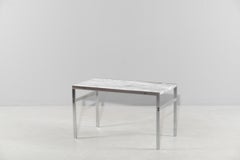 Preben Fabricius Jorgen Kastholm Side Coffee Table Marble Steel Bo-Ex
