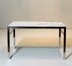 Preben Fabricius Jorgen Kastholm Side Coffee Table Marble Steel Bo-Ex