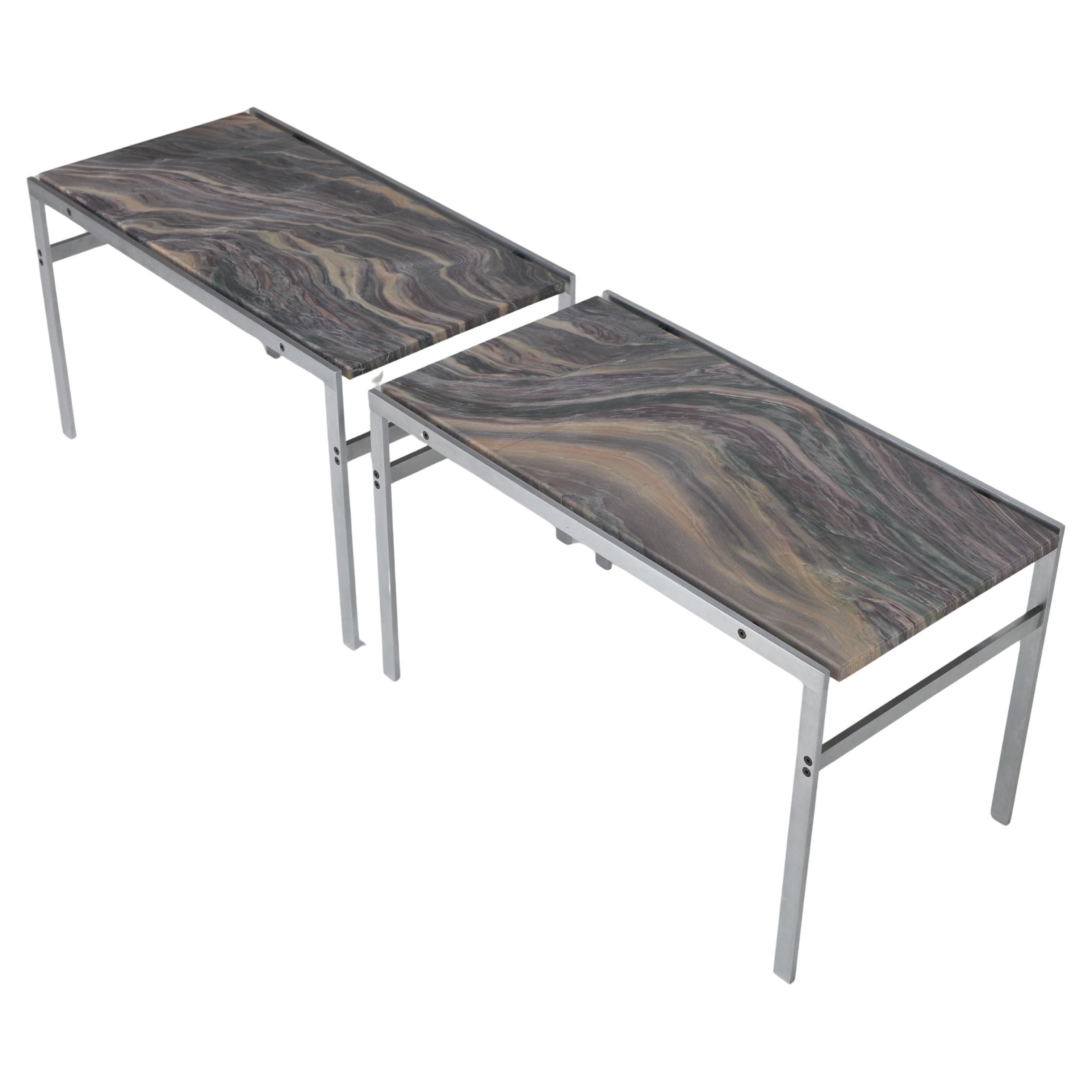 Jørgen Kastholm & Preben Fabricius Side Tables