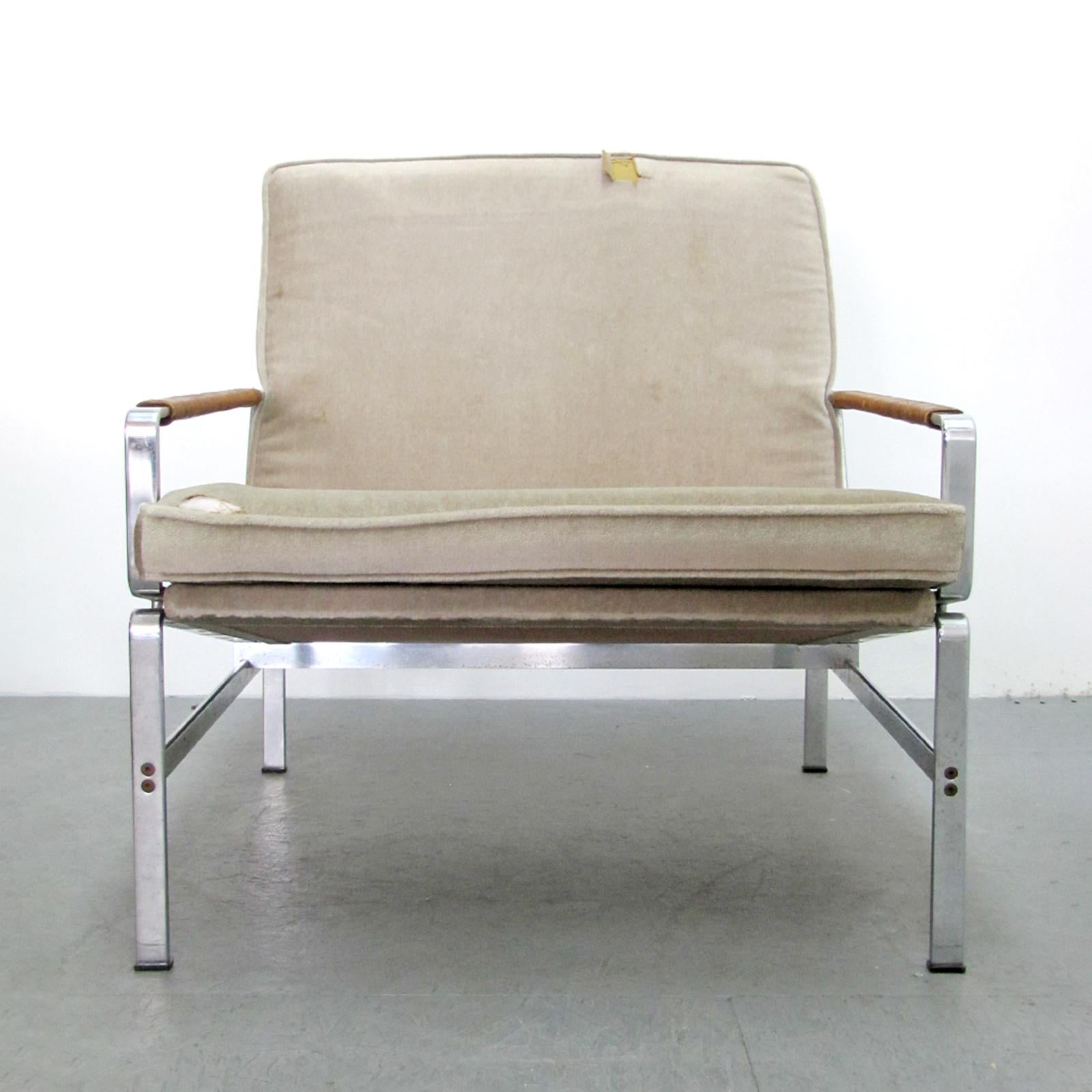 Mid-Century Modern Preben Fabricius & Jørgen Kastholm Arm Chair Modell FK 6720 For Sale