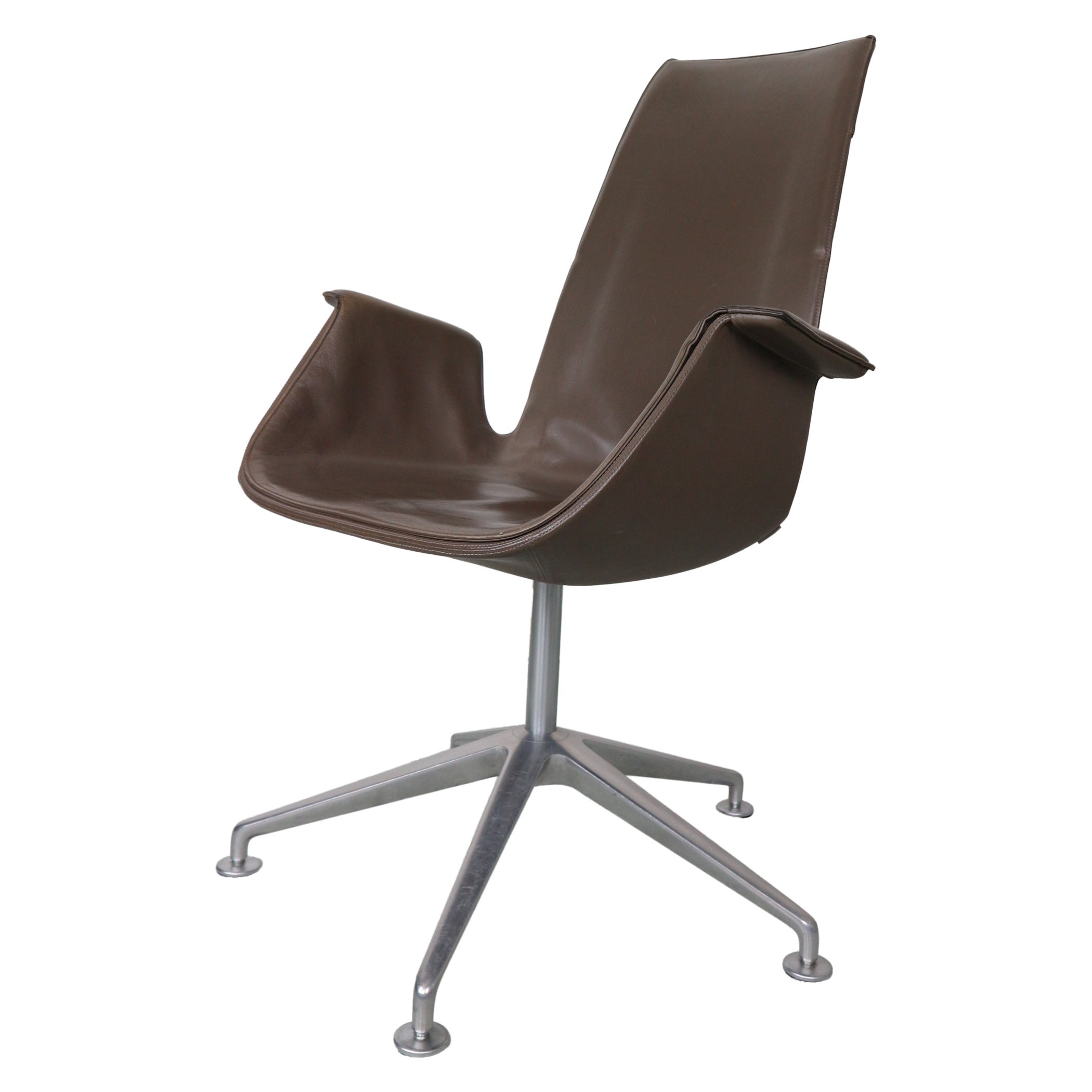 Preben Fabricius & Jørgen Kastholm "Bird" Armchair Model-FK672 for Walter Knoll