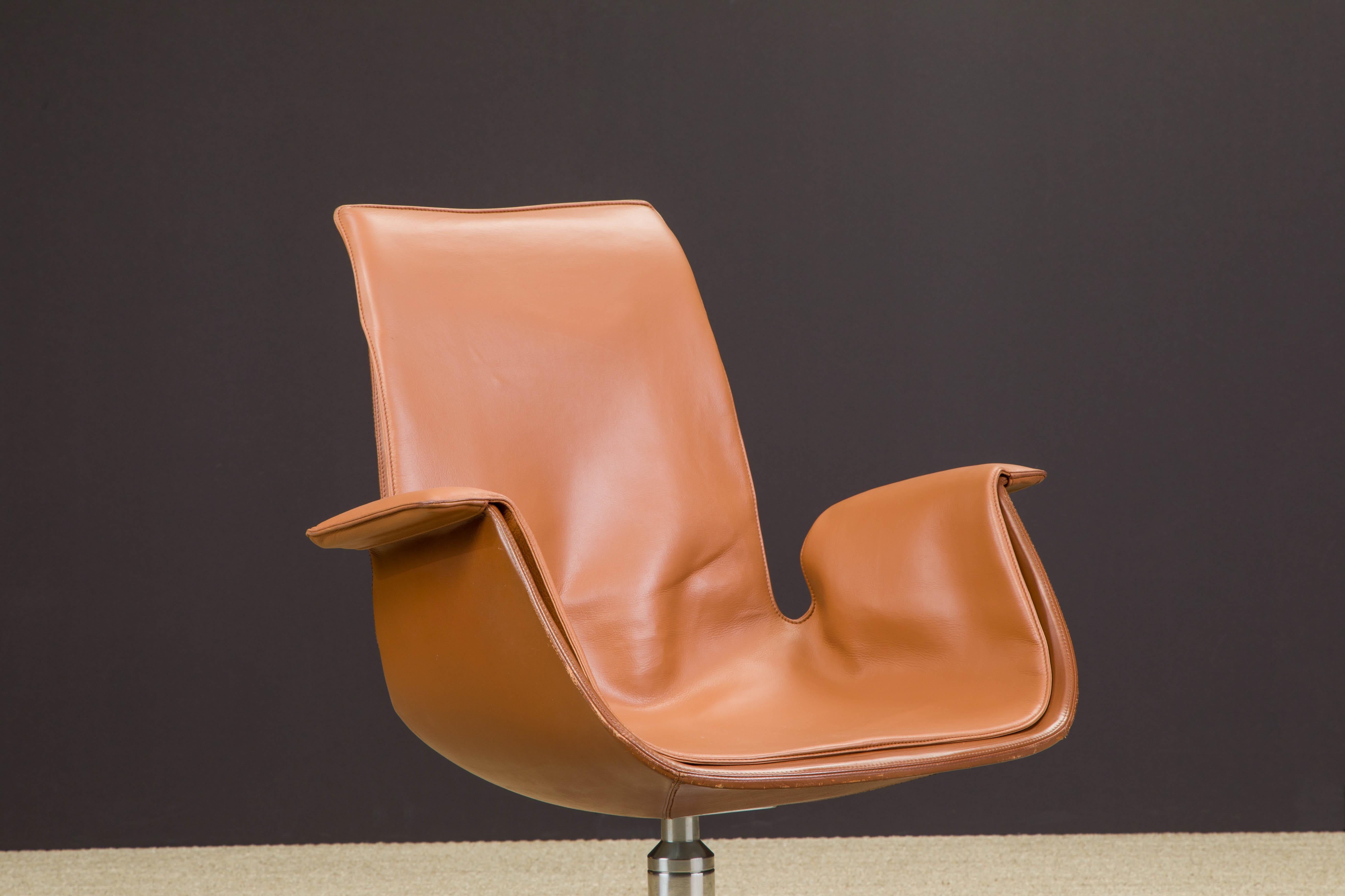 Mid-Century Modern Preben Fabricius & Jørgen Kastholm 'Bird' Chair for Alfred Kill, 1960s, Signed