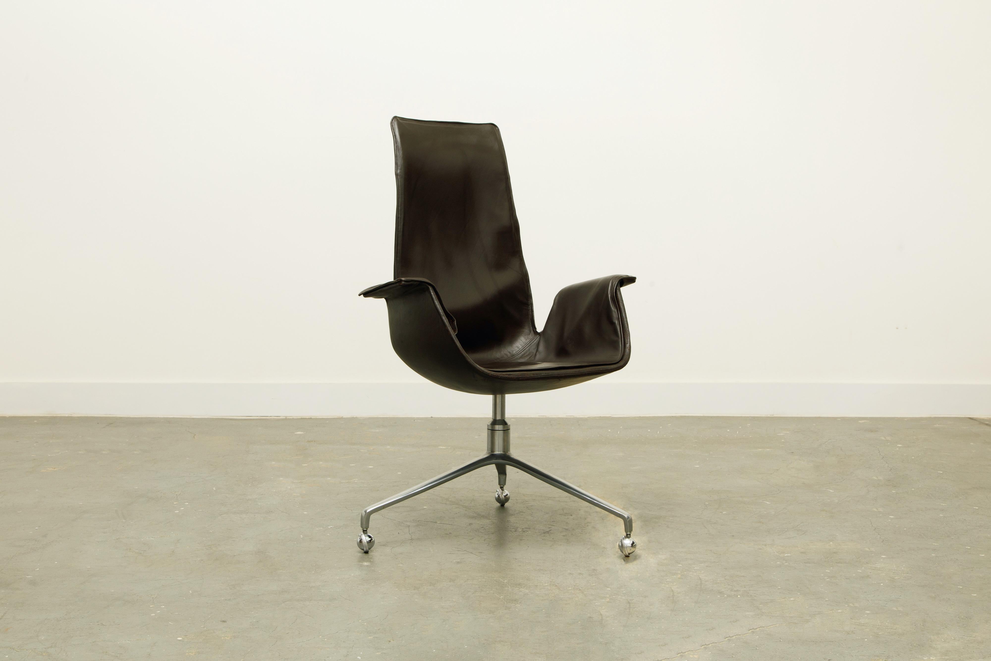 Mid-Century Modern Preben Fabricius & Jørgen Kastholm 'Bird' Chair for Alfred Kill International