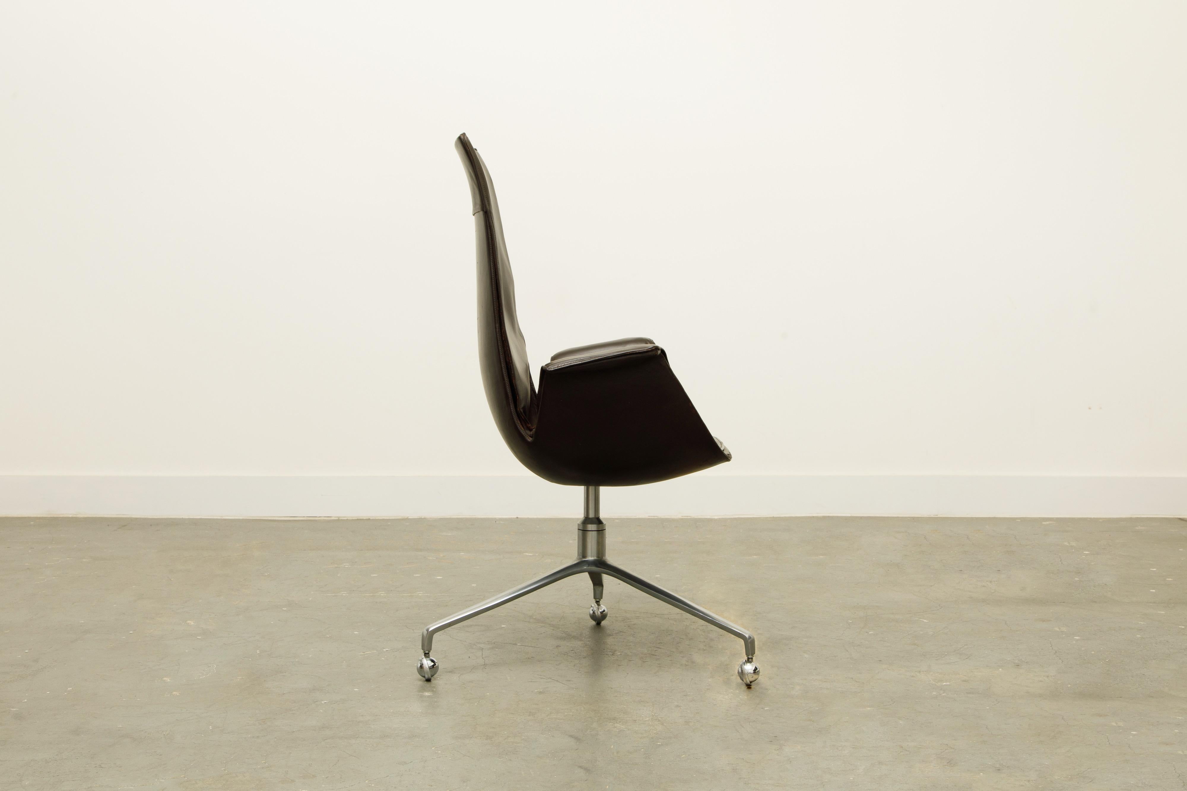 German Preben Fabricius & Jørgen Kastholm 'Bird' Chair for Alfred Kill International