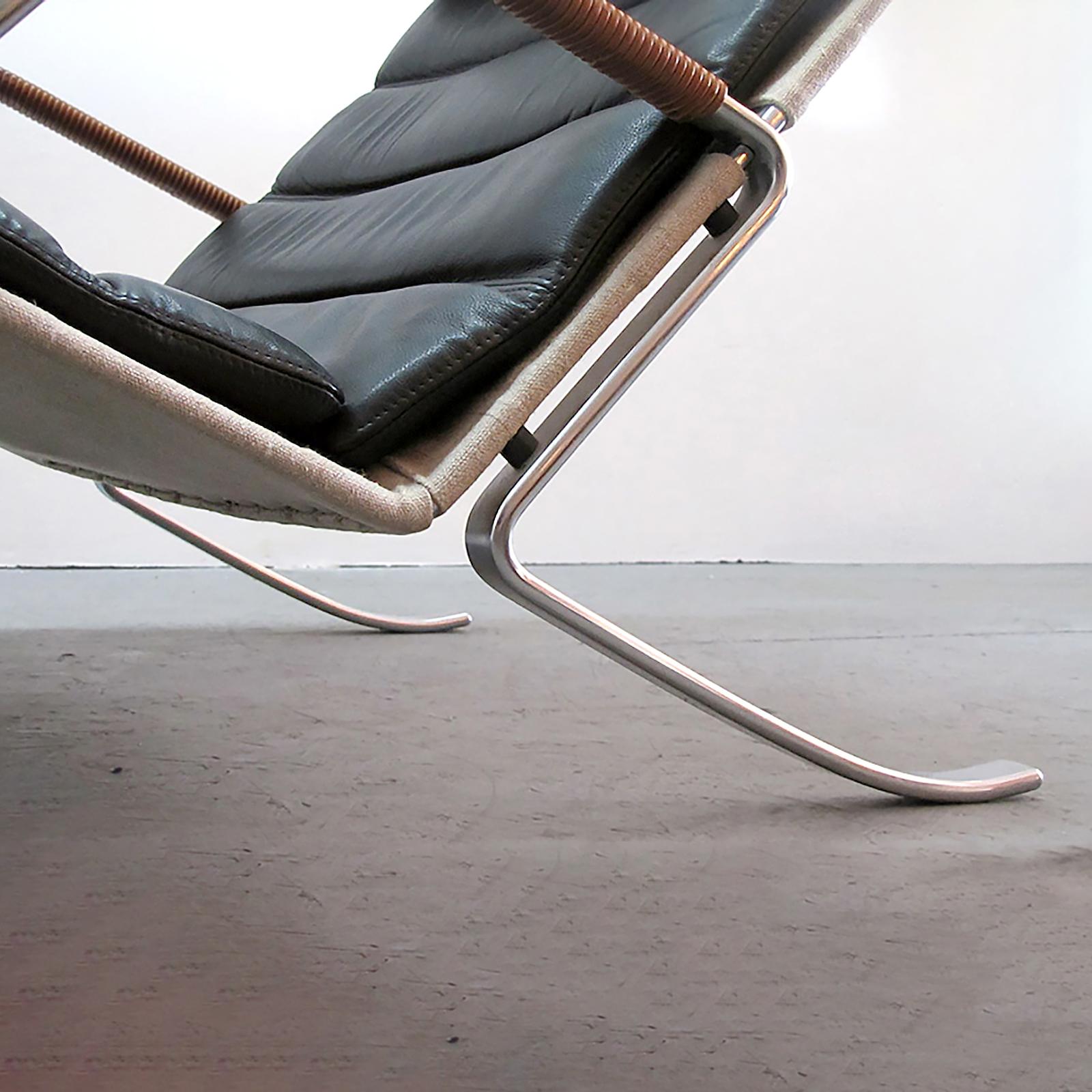 Preben Fabricius Jørgen Kastholm FK 87 'Grasshopper' Chaise Longue im Angebot 2