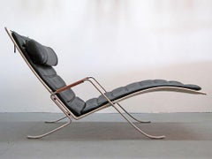 Preben Fabricius Jørgen Kastholm FK 87 'Grasshopper' Chaise Longue