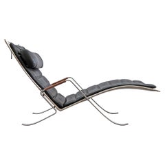Preben Fabricius Jørgen Kastholm FK 87 'Grasshopper' Chaise Longue