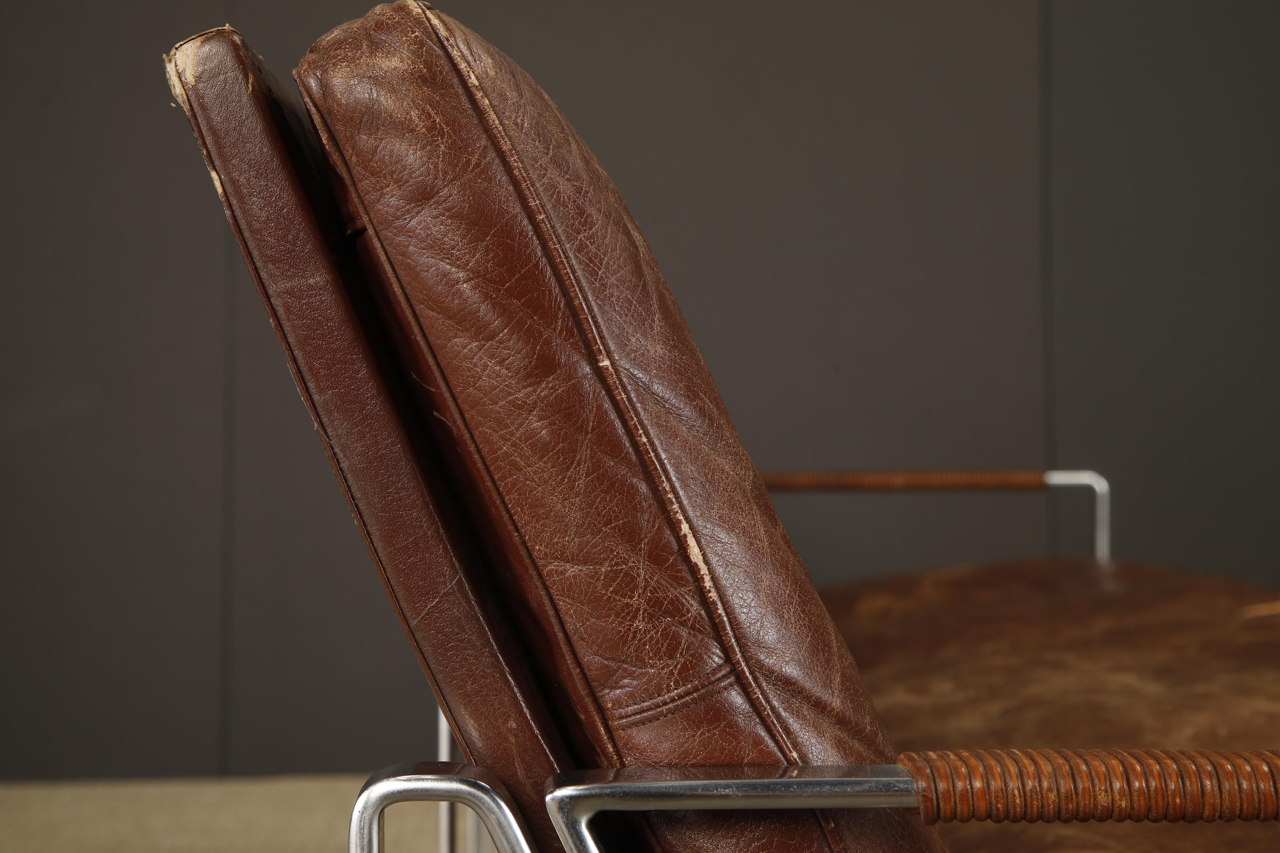 Preben Fabricius & Jørgen Kastholm for Alfred Kill 'FK-6720' Leather Sofa, 1960s For Sale 7