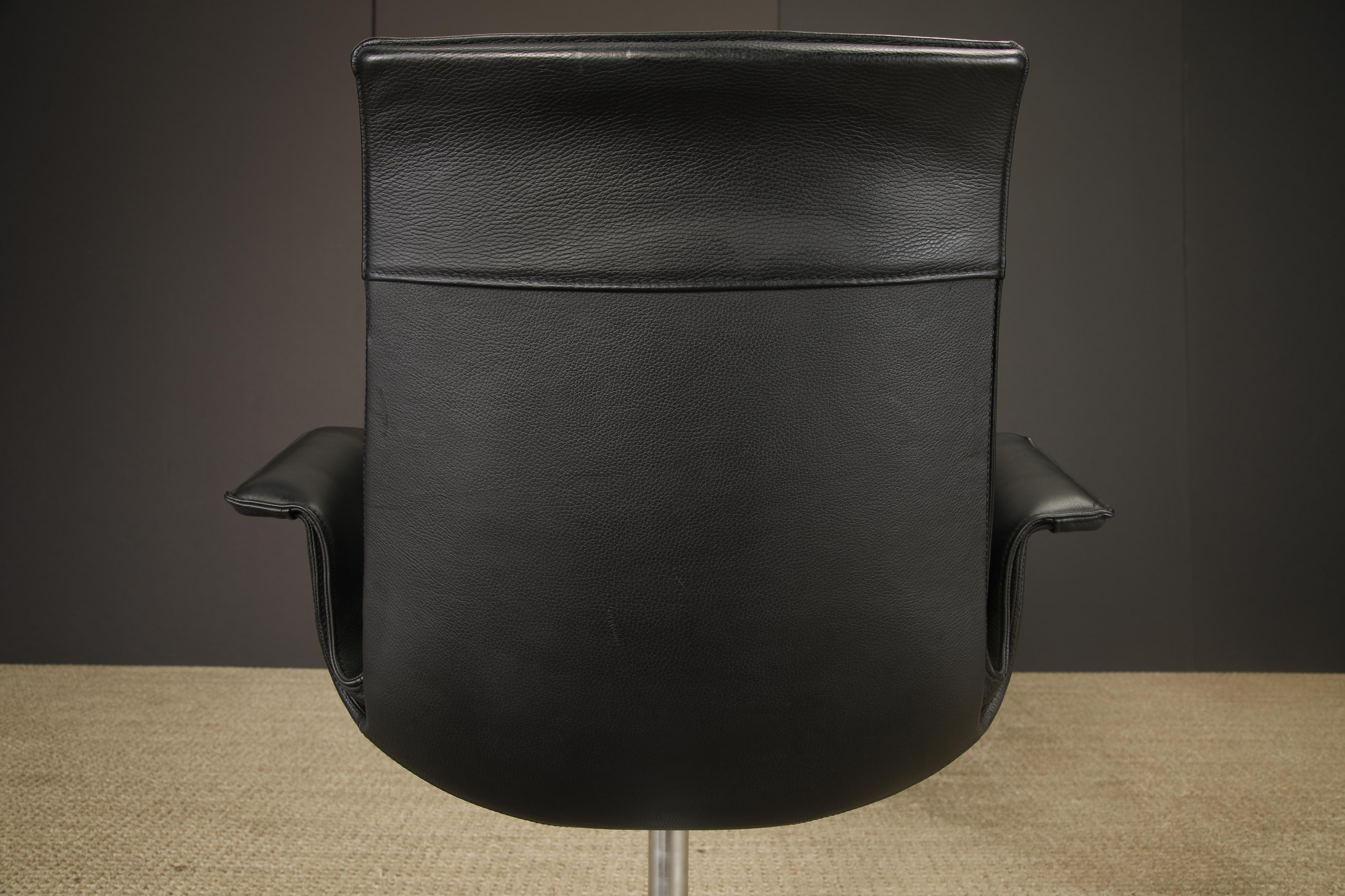 Preben Fabricius & Jørgen Kastholm Silla 'Bird' de cuero para Alfred Kill, años 60 en venta 10