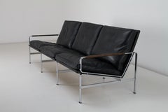 Preben Fabricius & Jørgen Kastholm, Leather Sofa FK 6720 for Kill International