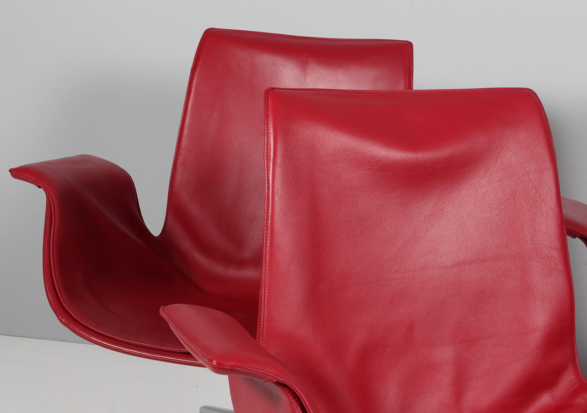 Scandinavian Modern Preben Fabricius & Jørgen Kastholm, Lounge Chair, Model FK 86 For Sale