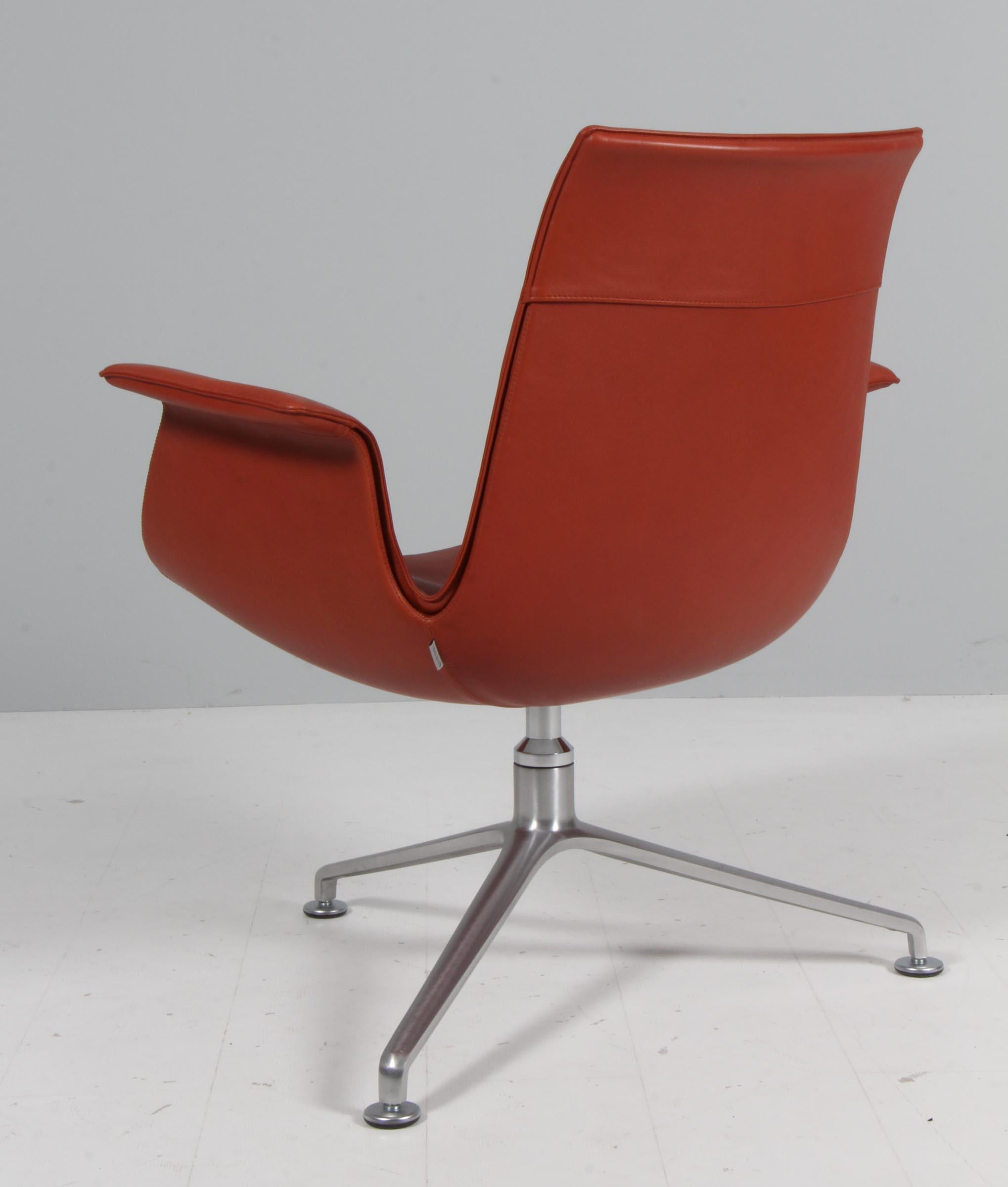 Mid-20th Century Preben Fabricius & Jørgen Kastholm, Lounge Chair, Model FK 86