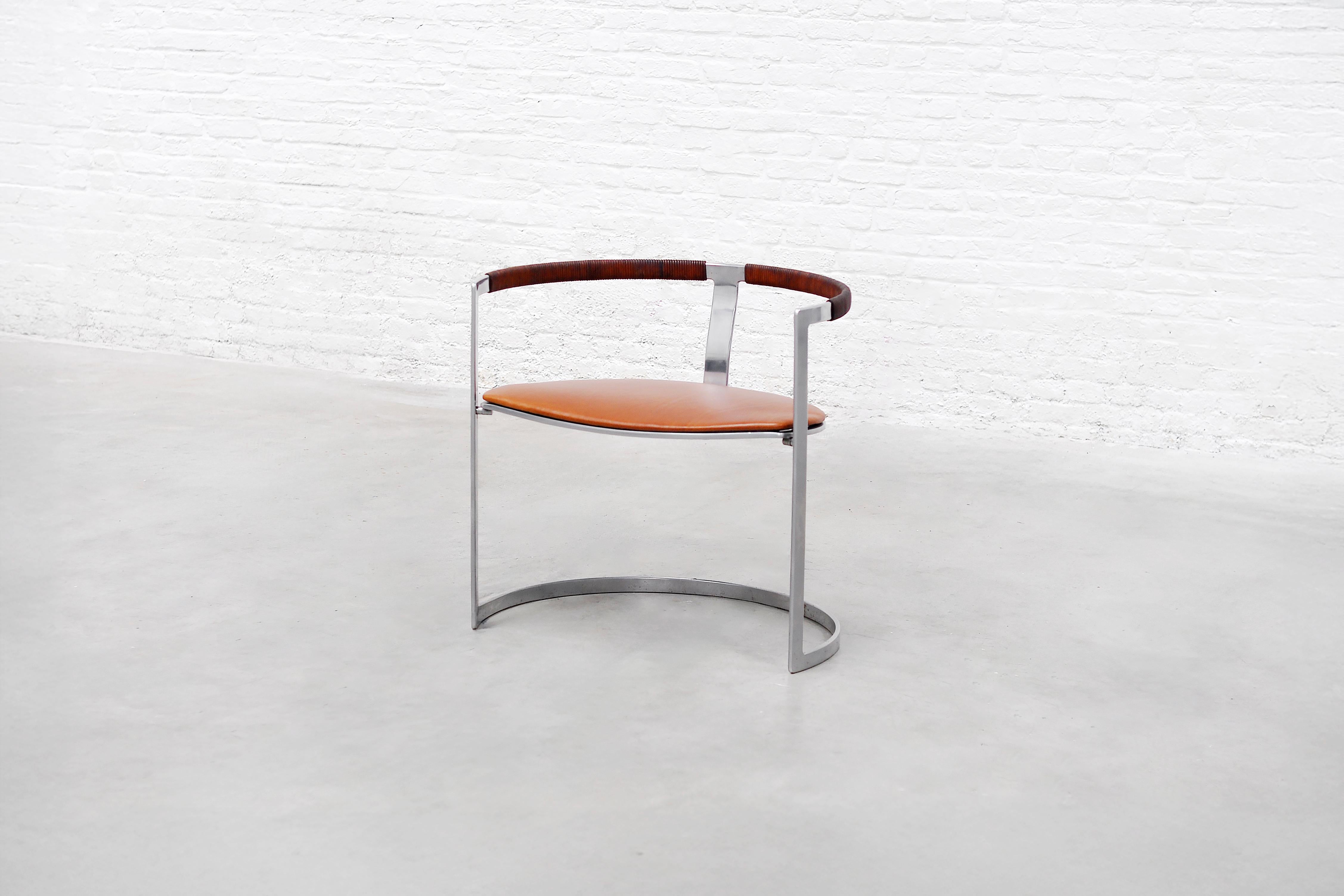 Preben Fabricius & Jørgen Kastholm Model BO-591 chair  for BO-EX, Denmark, 1960s 3