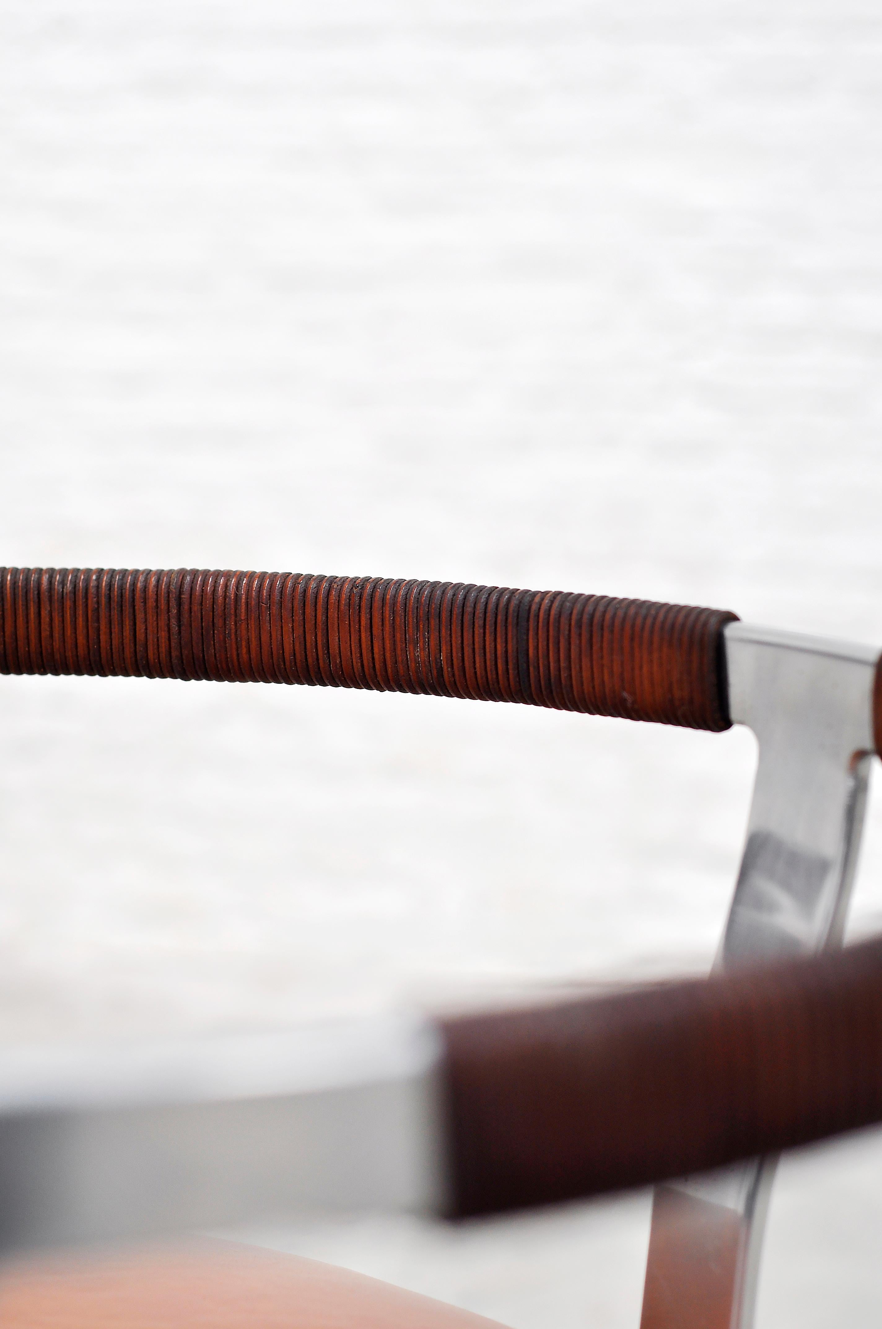 Preben Fabricius & Jørgen Kastholm Model BO-591 chair  for BO-EX, Denmark, 1960s 4