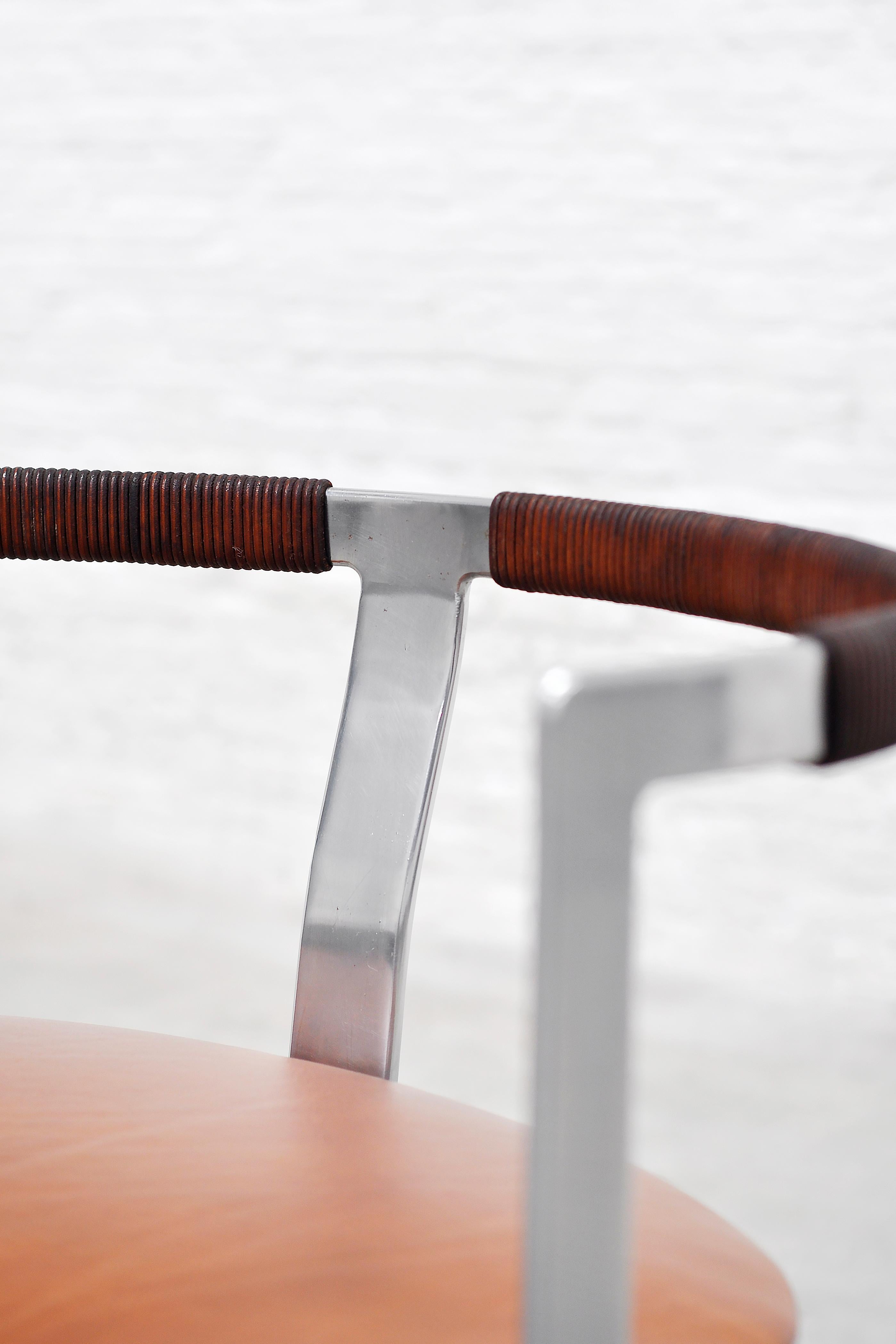 Danish Preben Fabricius & Jørgen Kastholm Model BO-591 chair  for BO-EX, Denmark, 1960s