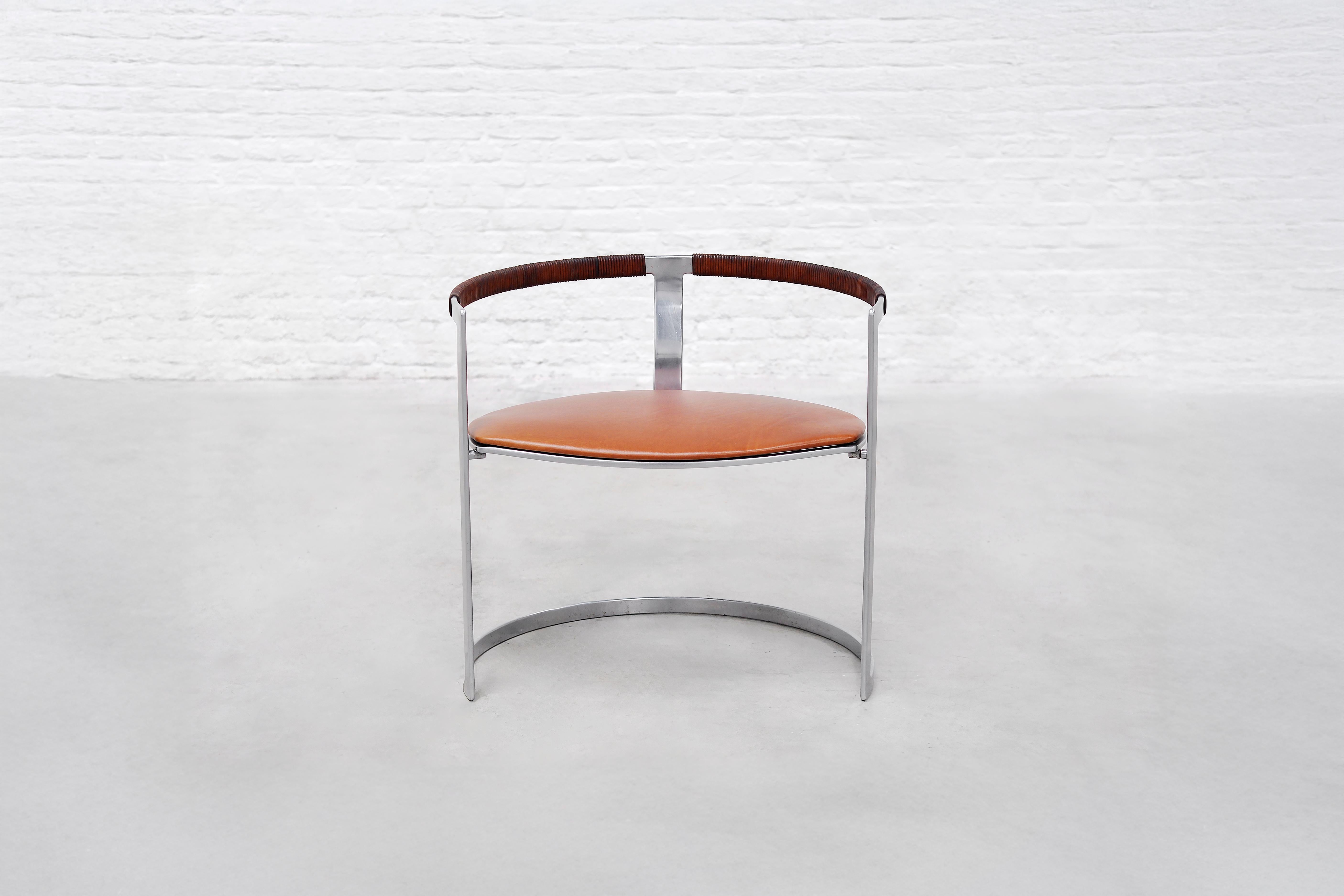 Preben Fabricius & Jørgen Kastholm Model BO-591 chair  for BO-EX, Denmark, 1960s 2