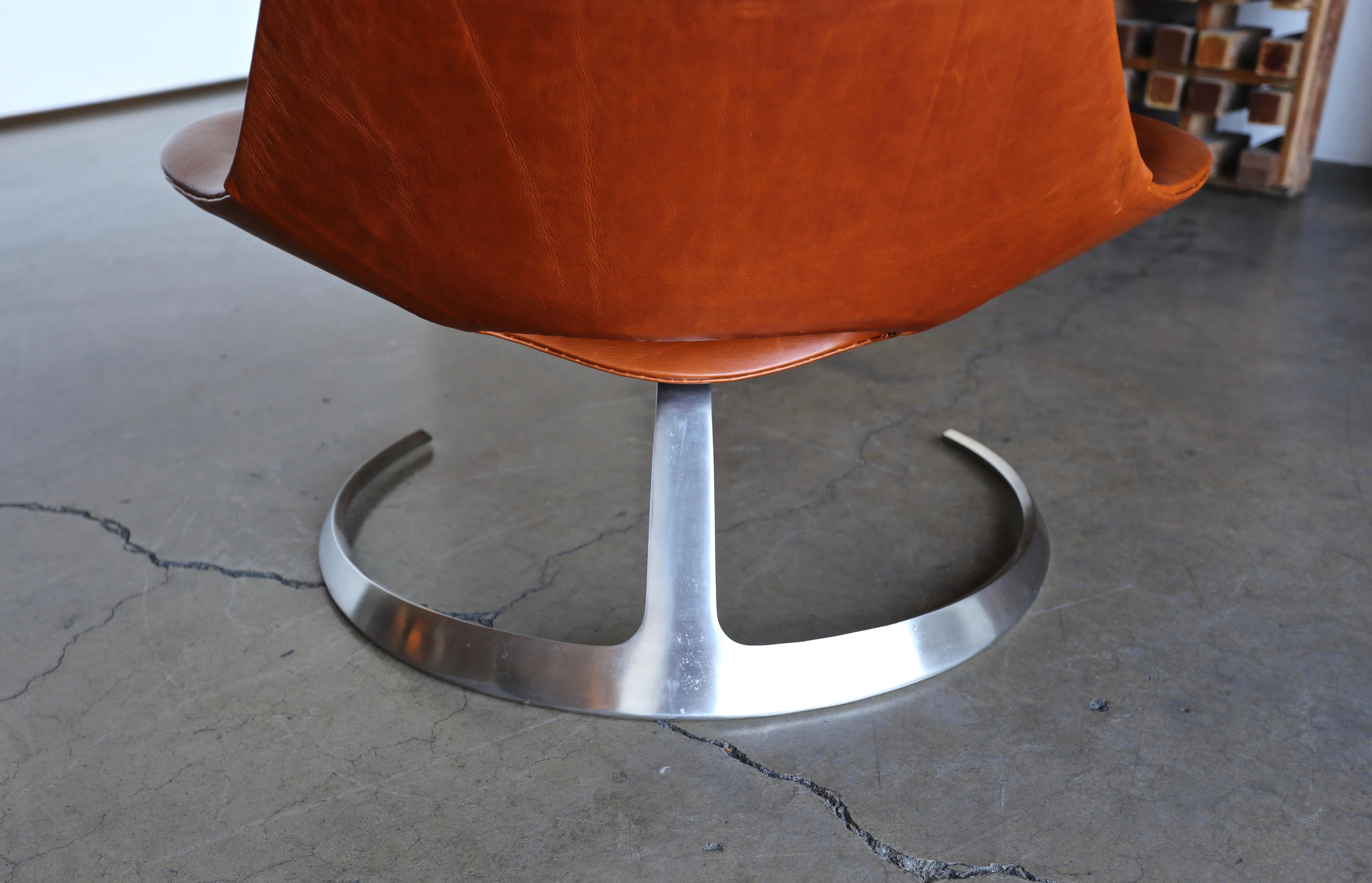 Preben Fabricius & Jørgen Kastholm Scimitar Chair by Ivan Schlecter, circa 1965 1