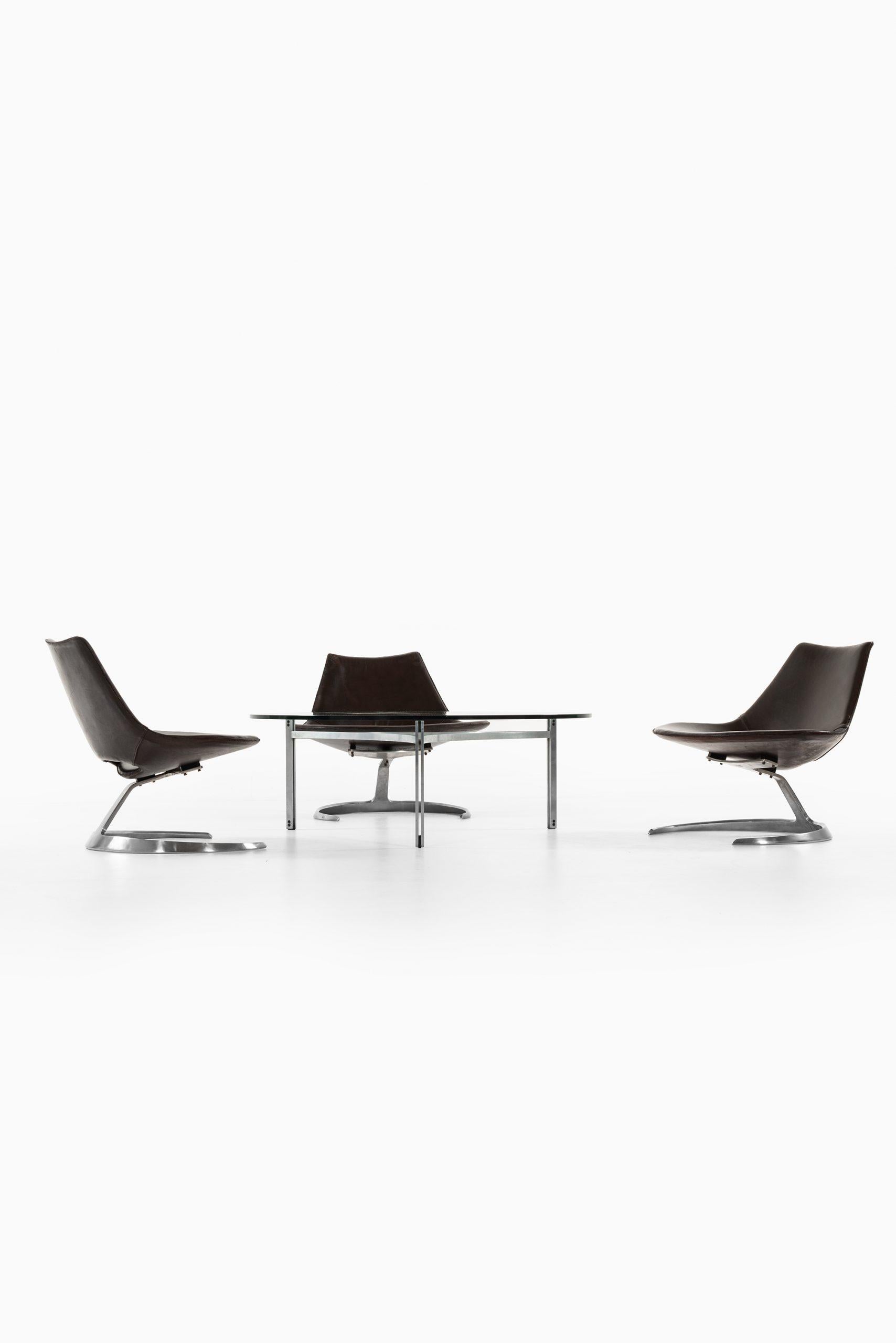 Preben Fabricius & Jørgen Kastholm Seating Group by Ivan Schlecter in Denmark For Sale 3