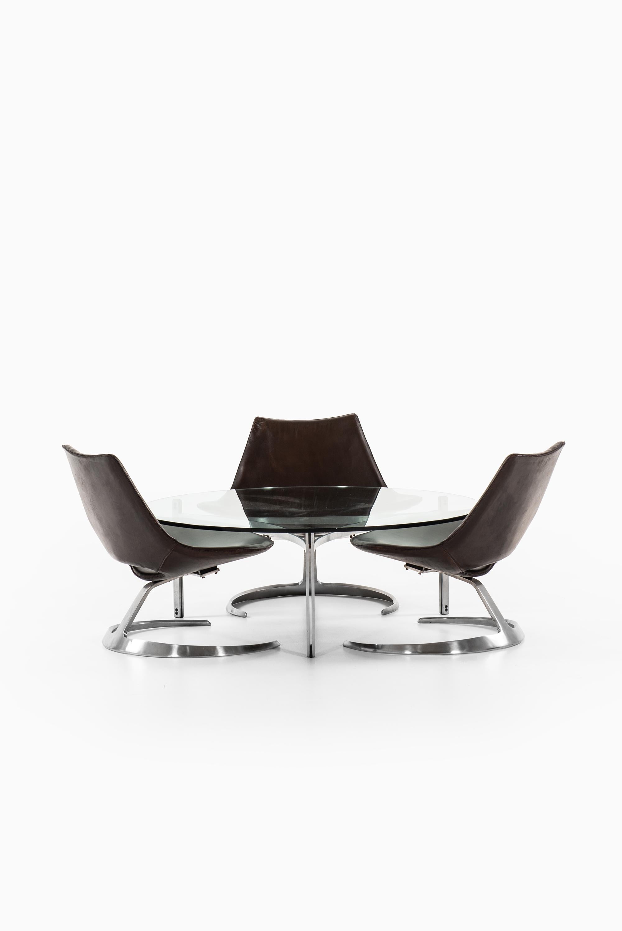 Mid-20th Century Preben Fabricius & Jørgen Kastholm Seating Group by Ivan Schlecter in Denmark For Sale