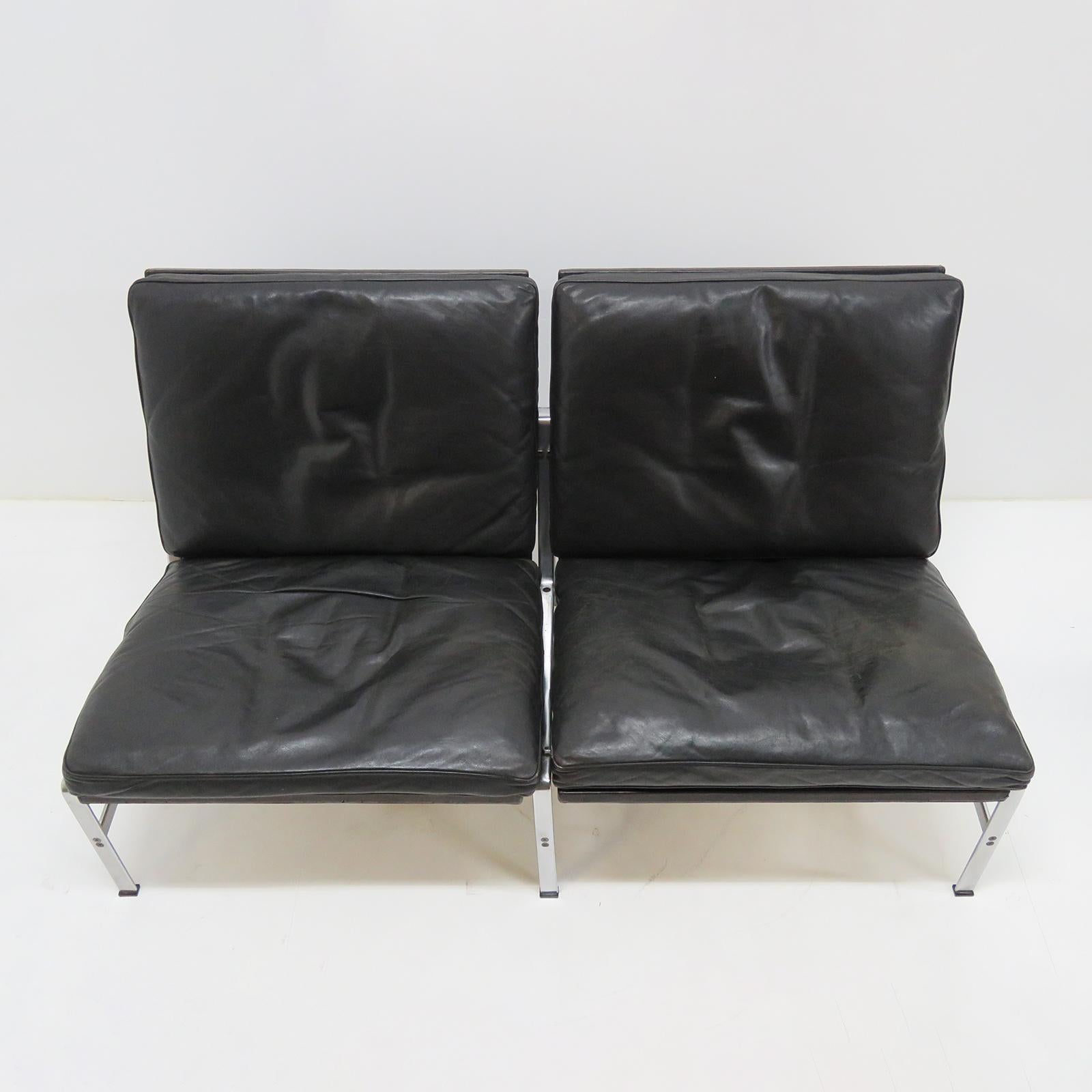 Preben Fabricius & Jørgen Kastholm Canapé deux places 'FK 6720', 1960 en vente 3