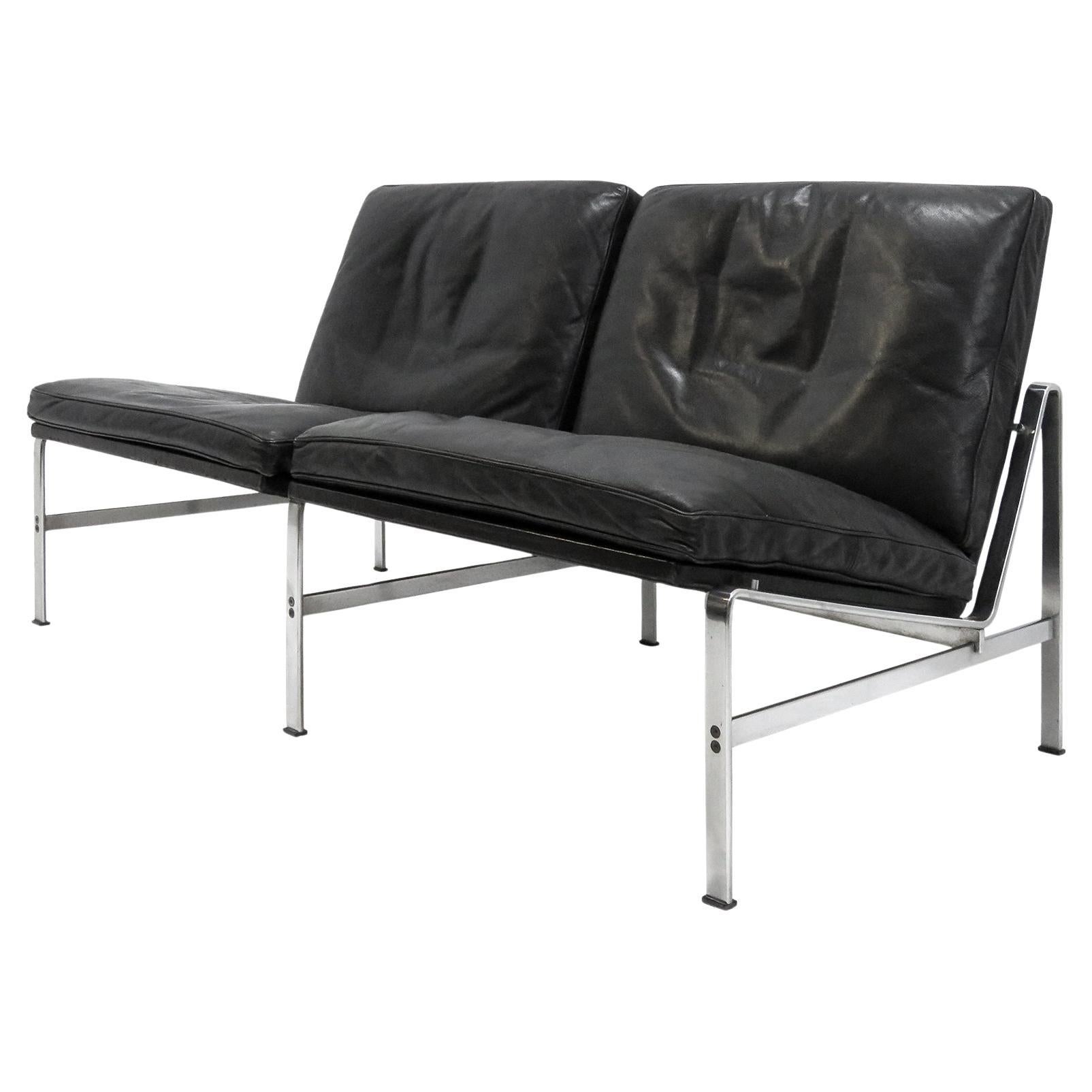 Preben Fabricius & Jørgen Kastholm Two Seater Sofa 'FK 6720', 1960