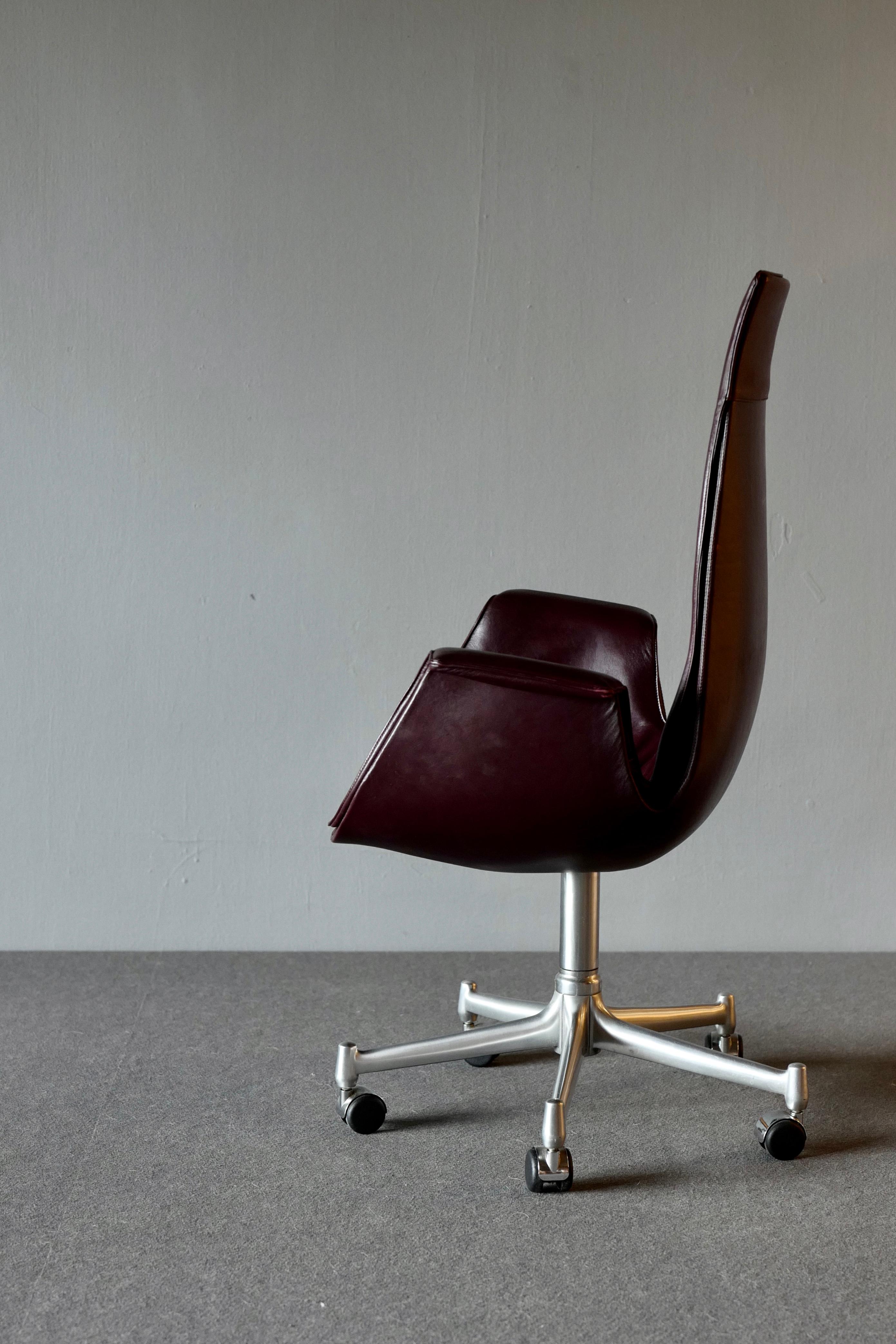 Mid-Century Modern Preben Fabricus & Jorgen Kastholm, High Backed “Bird” Chair
