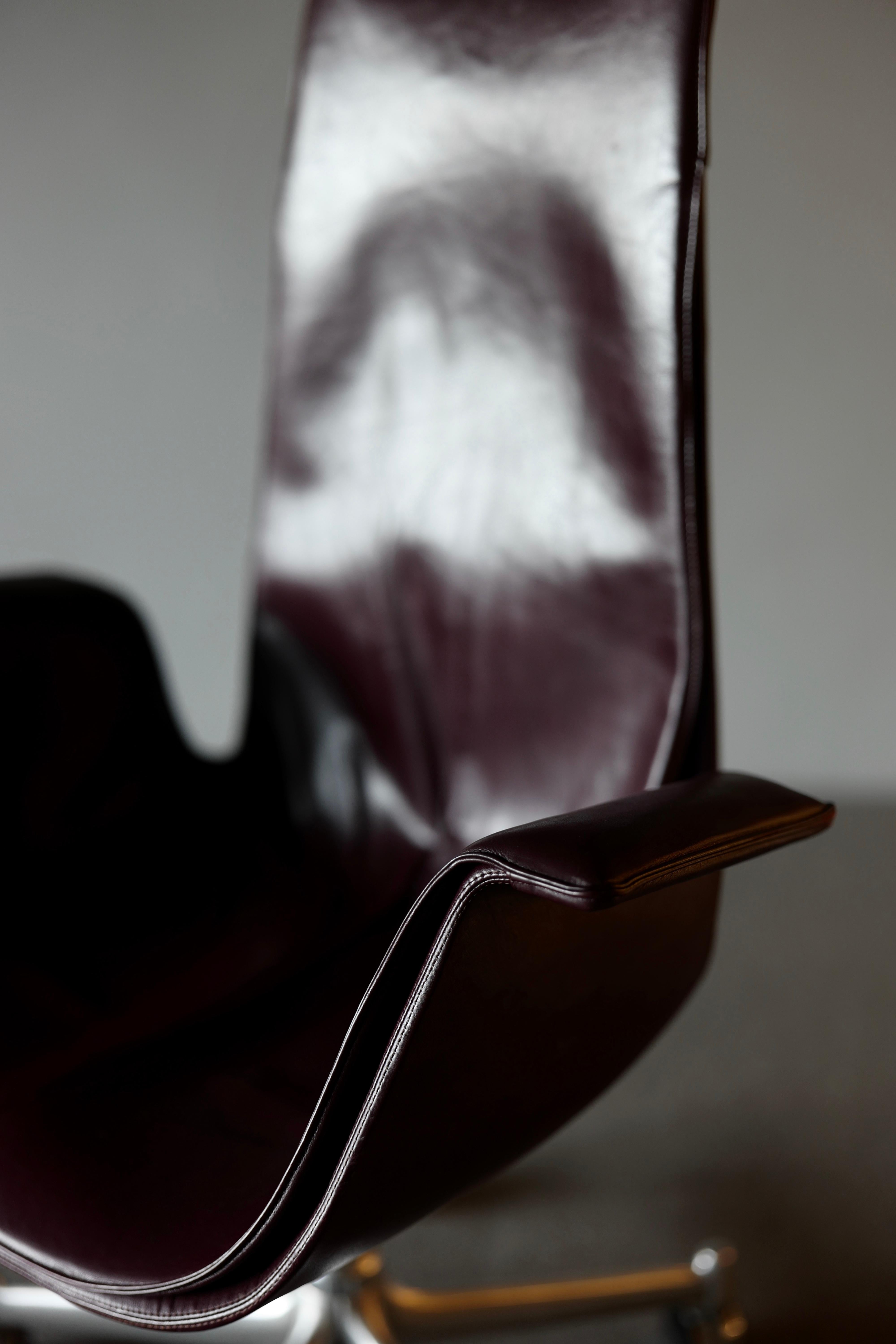 Danish Preben Fabricus & Jorgen Kastholm, High Backed “Bird” Chair