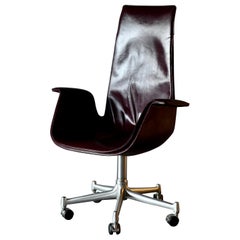Preben Fabricus & Jorgen Kastholm, High Backed “Bird” Chair