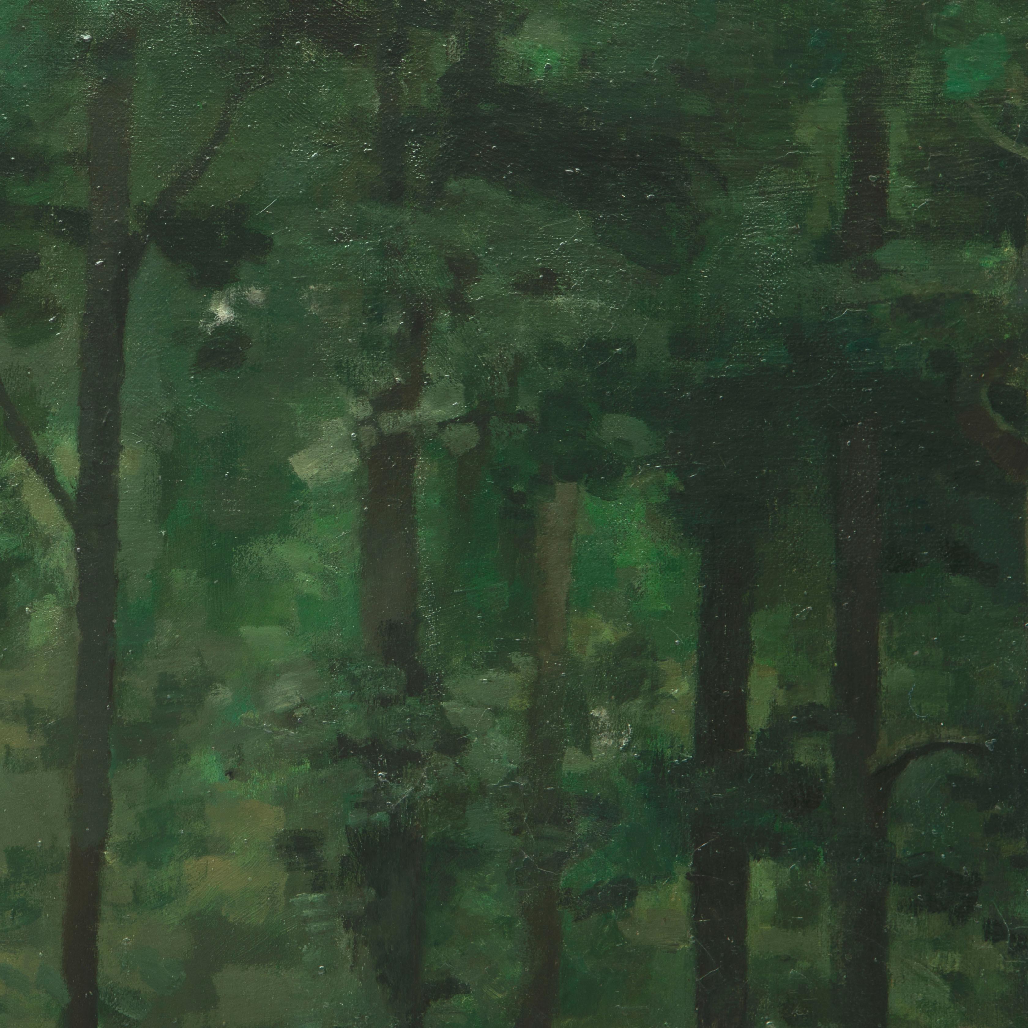 20th Century Preben Fjederholt Landscape Painting For Sale