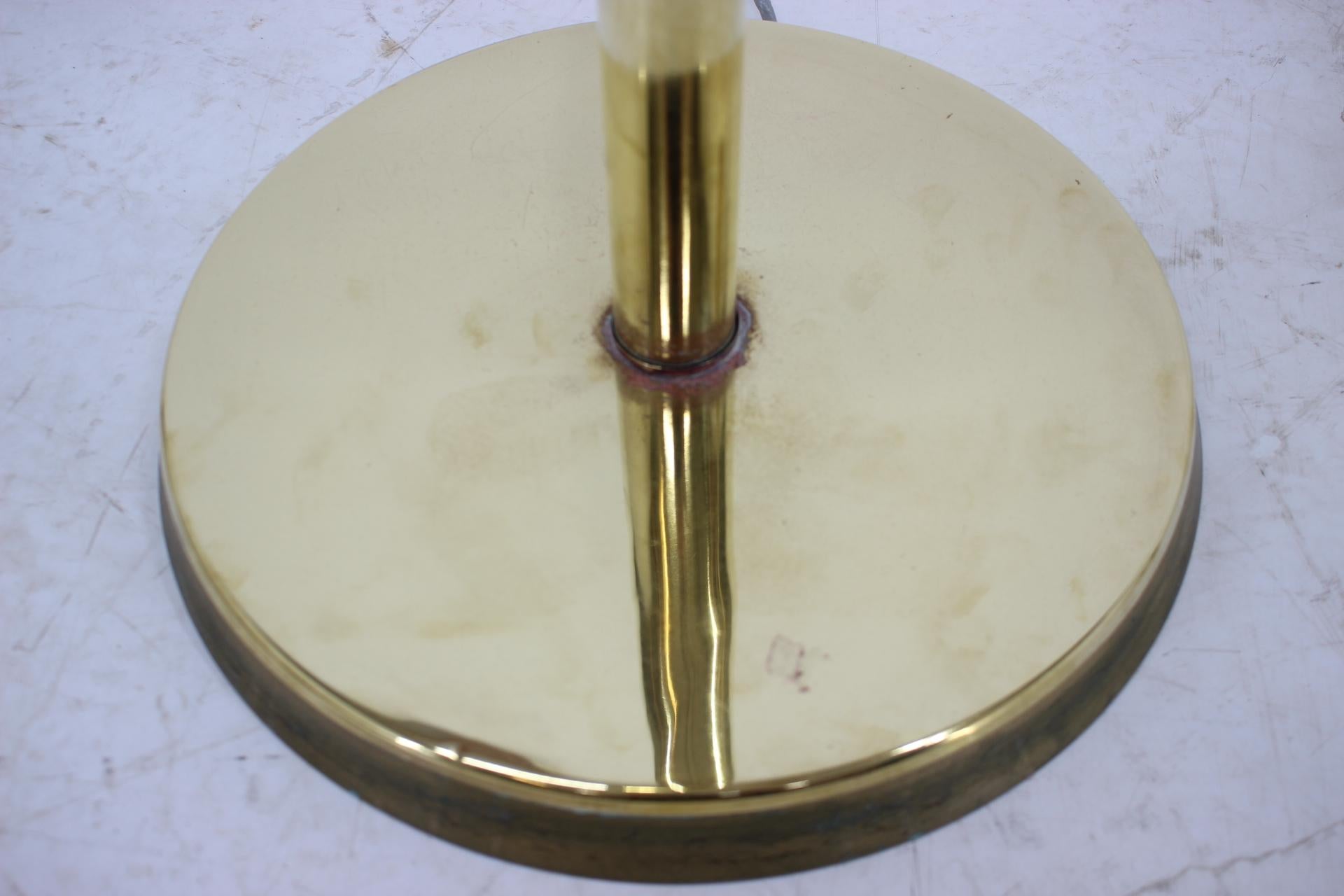 Mid-Century Modern Preciosa Gold Floor Lamp, Czechoslovakia