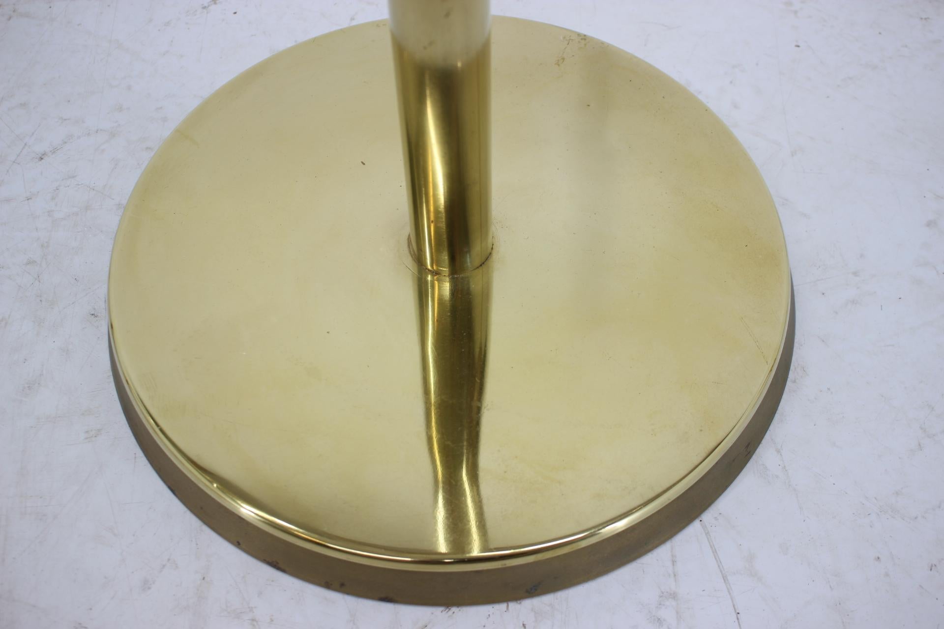Preciosa Gold Floor Lamp, Czechoslovakia In Good Condition In Praha, CZ