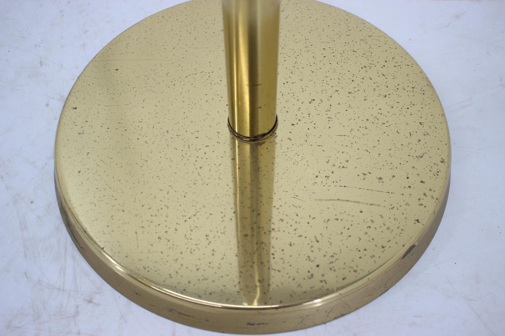 Late 20th Century Preciosa Gold Floor Lamp, Czechoslovakia