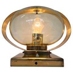 Preciosa Gold Wall Lamp or Table Lamp / Kamenický Šenov, 1970s