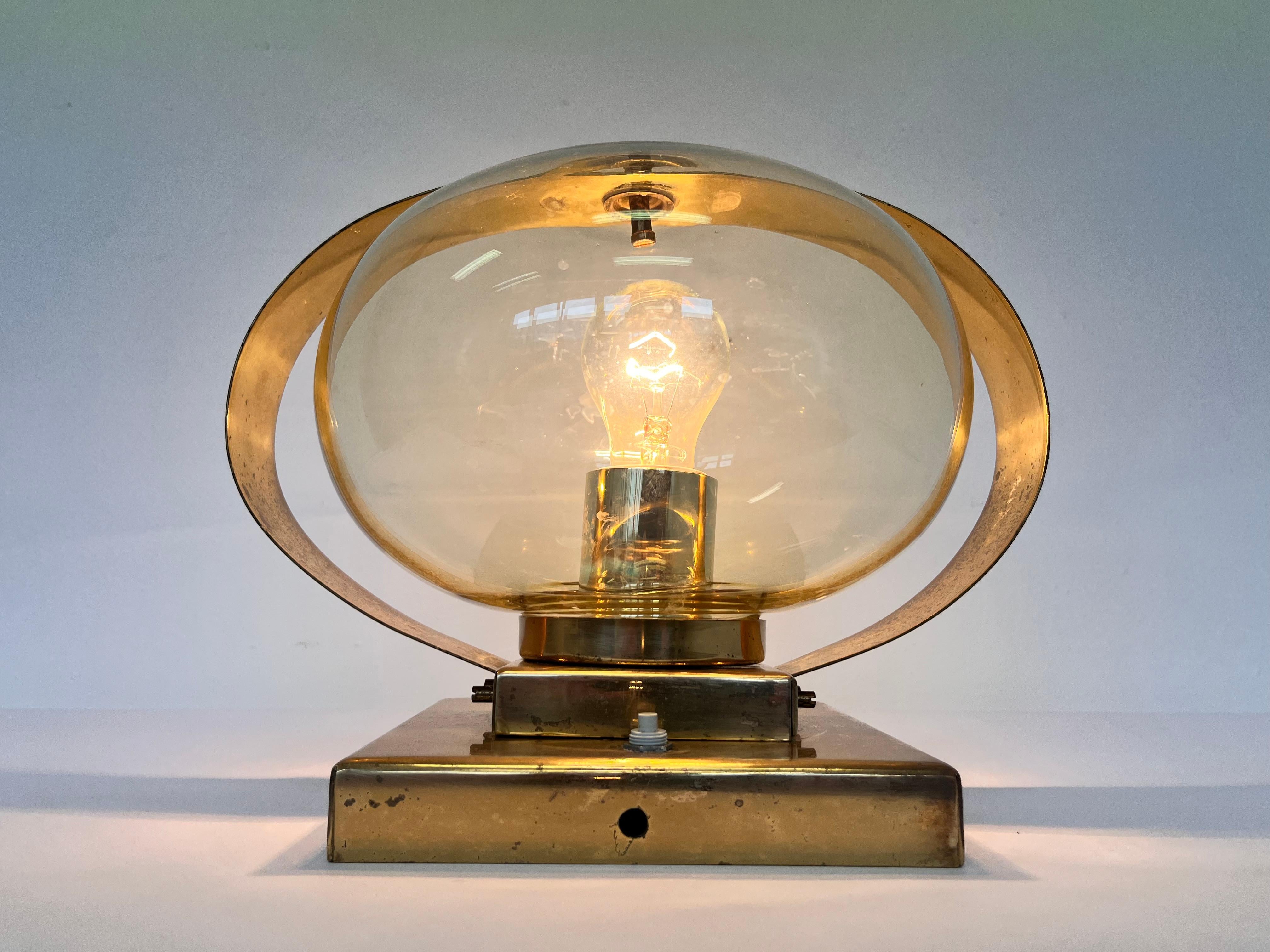 Lampada da parete o da tavolo Preciosa Gold / Kamenický Šenov, anni '70 in vendita 2