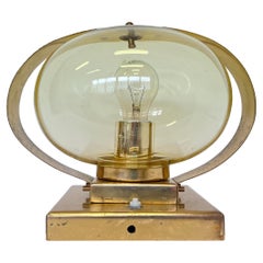 Lampada da parete o da tavolo Preciosa Gold / Kamenický Šenov, anni '70